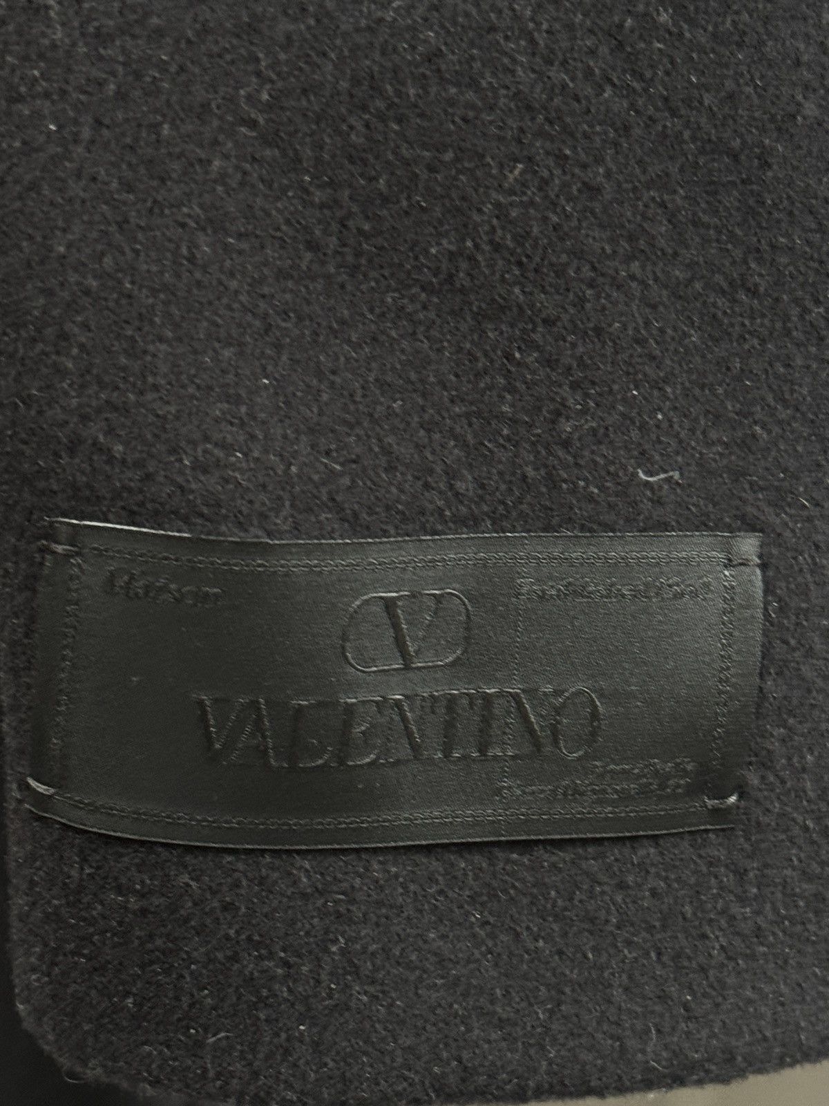 Valentino NEW Men’s Valentino Black Wool Coat IT 50 Size US M / EU 48-50 / 2 - 7 Thumbnail