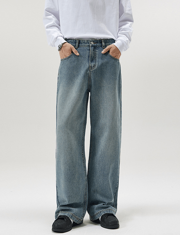 Japanese Brand × Jean Men's American loose straight wide-leg jeans Size US 32 / EU 48 - 1 Thumbnail