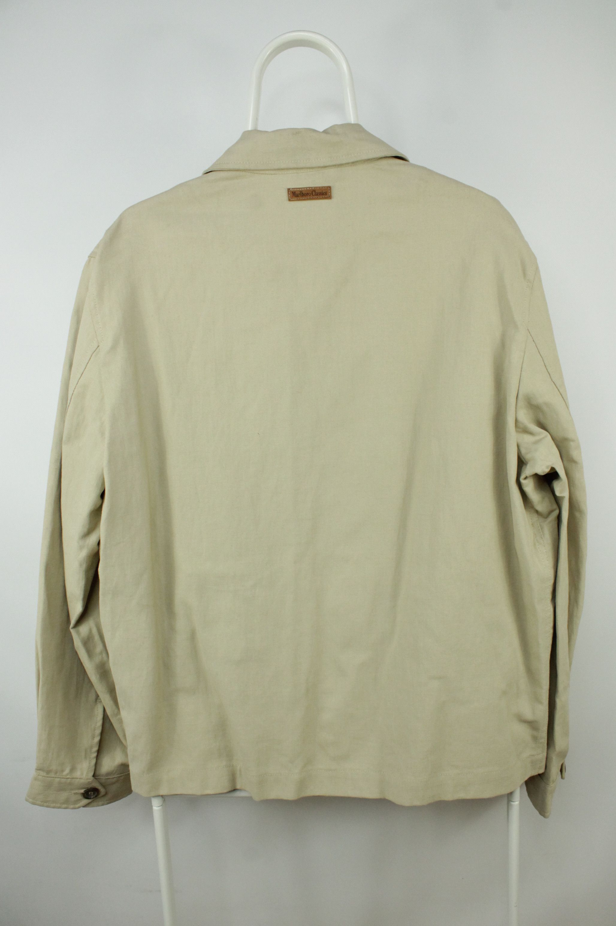 Marlboro Dead stock Vintage Marlboro LinenCotton Stretch Blend Jacket Size US M / EU 48-50 / 2 - 7 Thumbnail