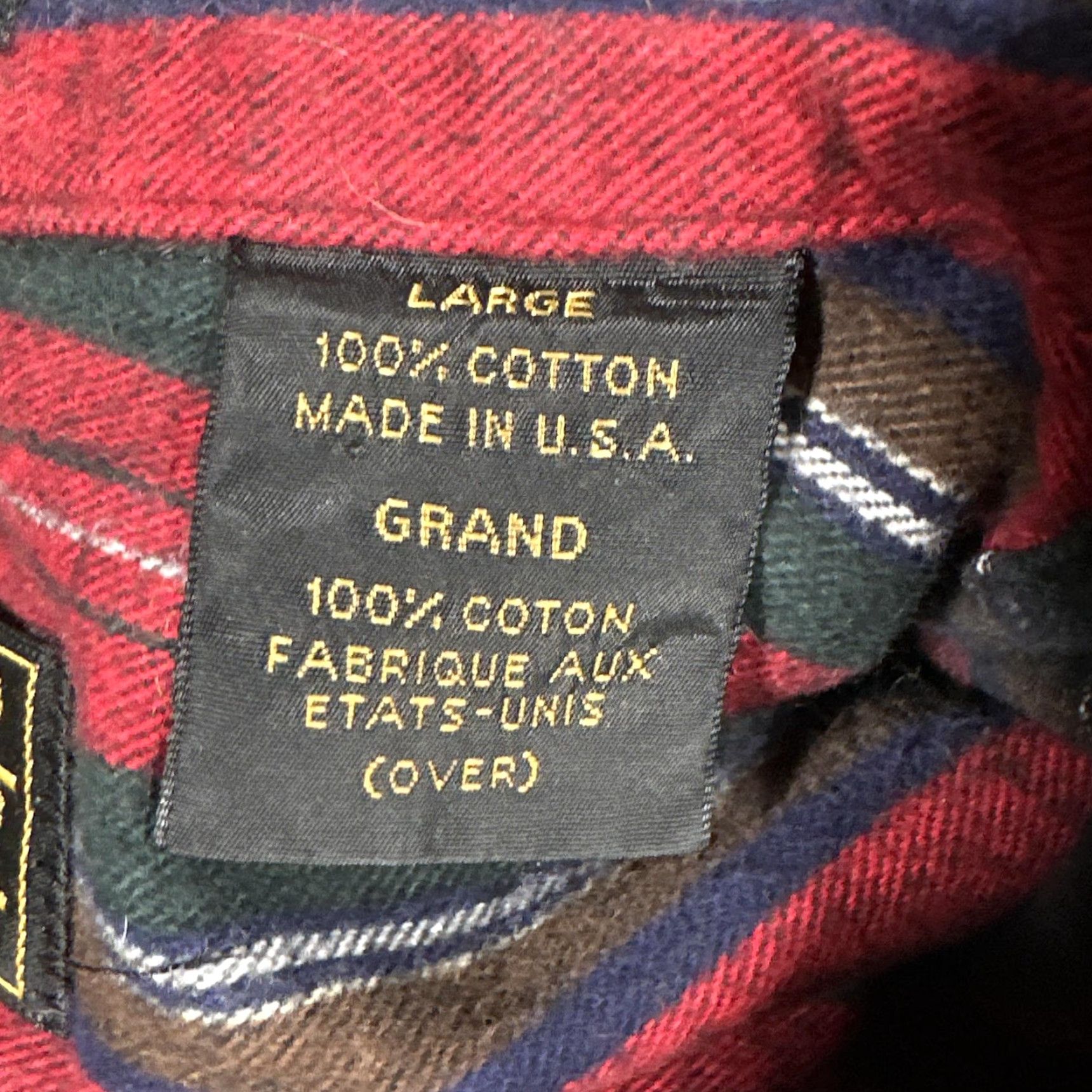 Eddie Bauer VINTAGE Eddie Bauer Flannel Shirt Mens Large Red Striped 90s Outdoor Casual Size US L / EU 52-54 / 3 - 5 Thumbnail