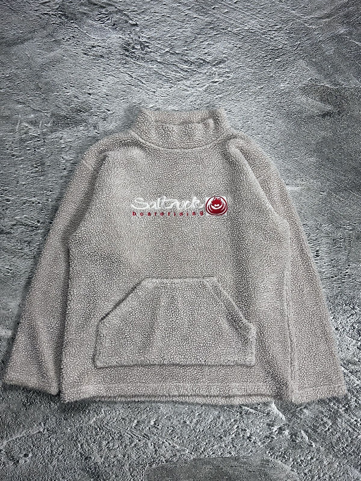 Vintage Saltrock vintage cream fleece turtleneck Y2K boarding surf Size US M / EU 48-50 / 2 - 1 Thumbnail