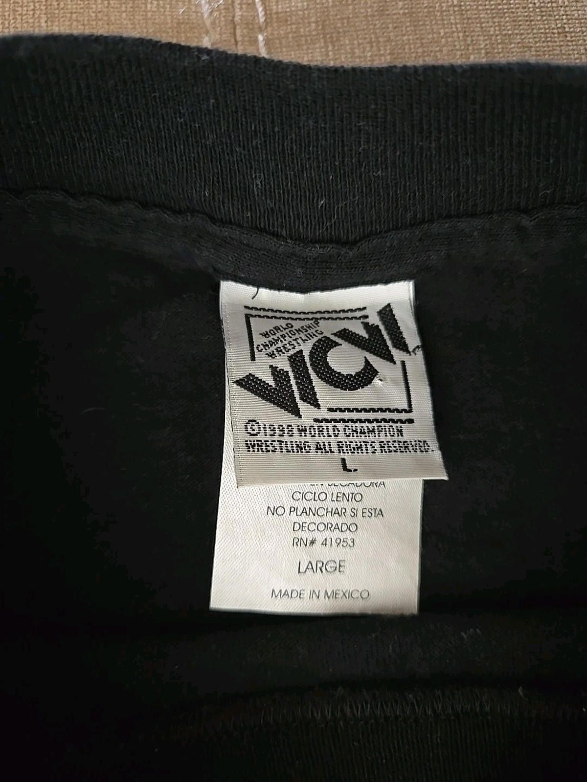 WCW/nWo Vtg 1998 Goldberg WCW T-Shirt Tough As Steel Wrestling WWE Size US L / EU 52-54 / 3 - 3 Thumbnail