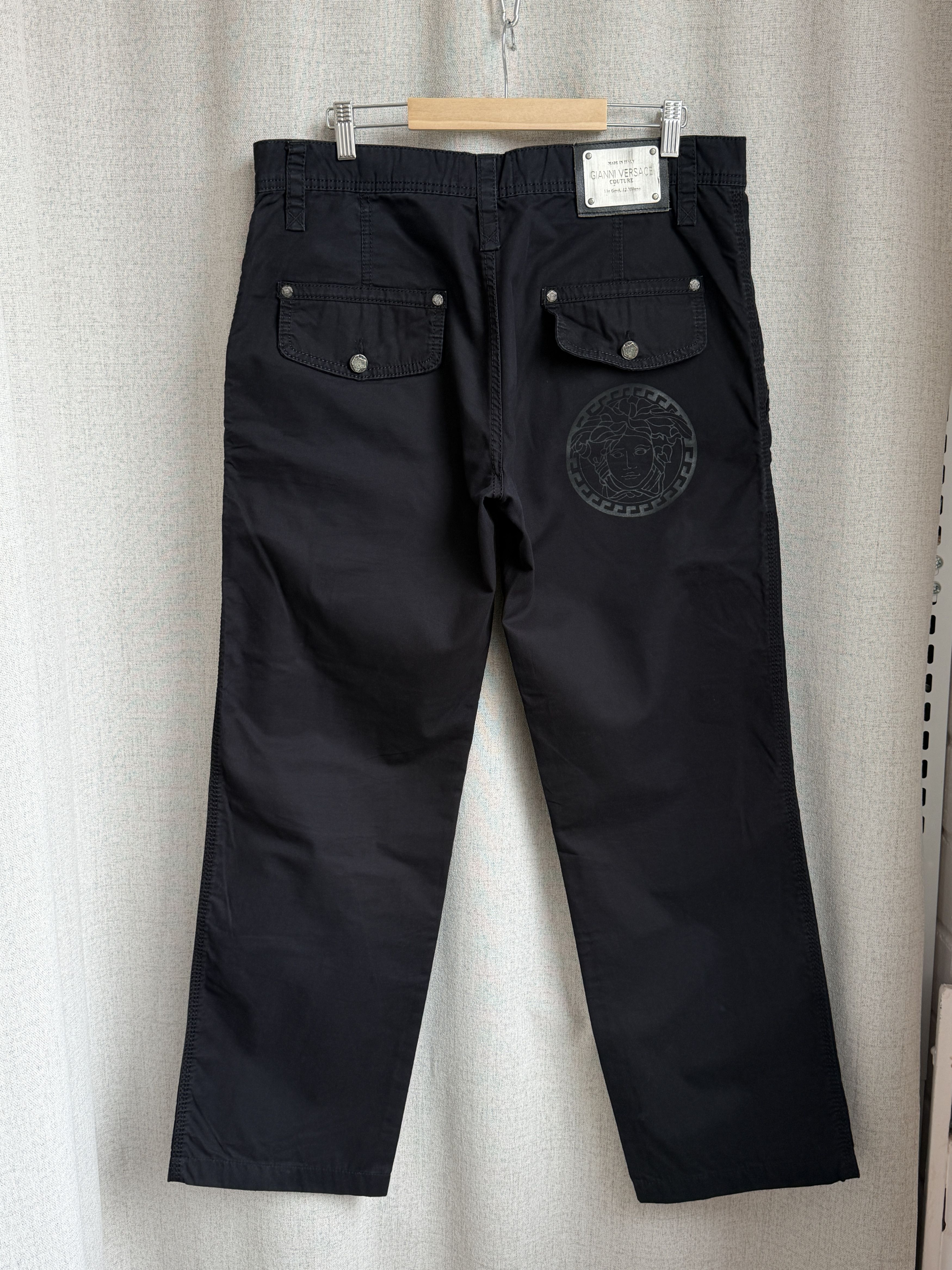 Versace Vintage y2k Versace Jeans Couture Medusa Logo Cargo Pants Size US 36 / EU 52 - 1 Thumbnail