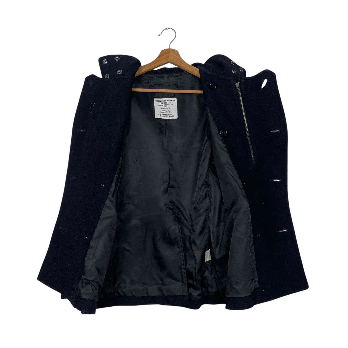 Zucca Cabane De Zucca Double Breasted Hooded Wool Jacket Size US S / EU 44-46 / 1 - 12 Thumbnail