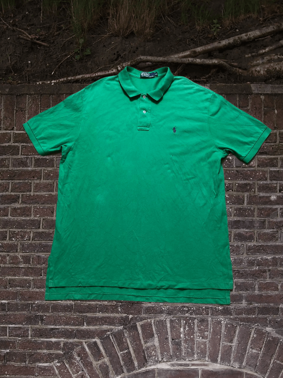 Polo Ralph Lauren Y2K Polo Ralph Lauren logo green T-shirt Vintage Size US XL / EU 56 / 4 - 1 Thumbnail