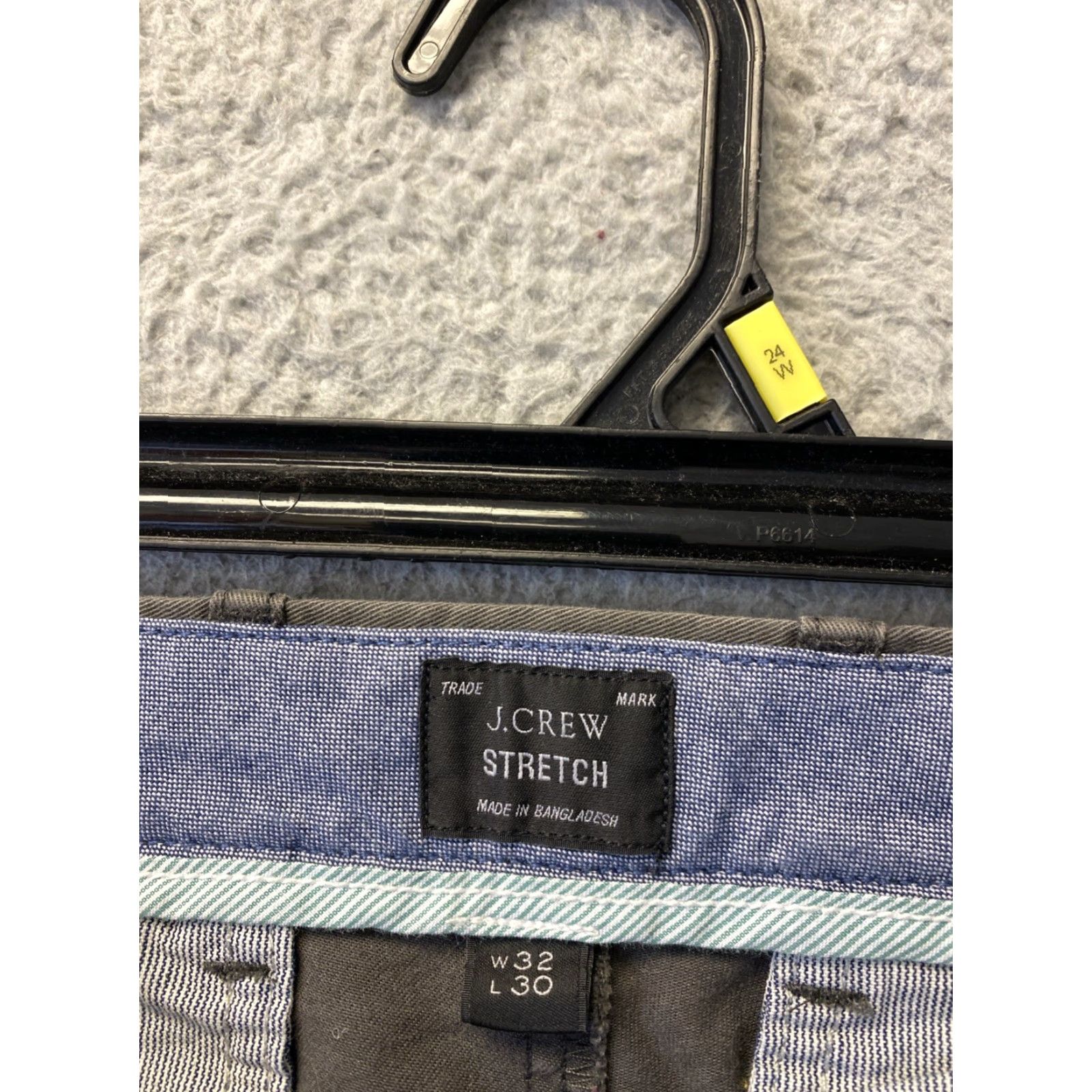 J.Crew J. Crew Men's Slim Fit Chino Pants 32x30 Gray Cotton Tapered 2010s Fashion Size US 32 / EU 48 - 3 Thumbnail