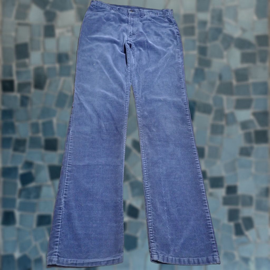 Levi's VINTAGE Levi's 519 Black Corduroy Pants Men 35x34 USA Made Levi's 519-1558 Size US 36 / EU 52 - 1 Thumbnail