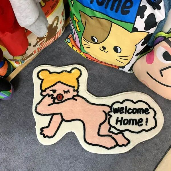 VIBE ⚡️Special-shaped Carpet Rug y2k Size ONE SIZE - 3 Thumbnail