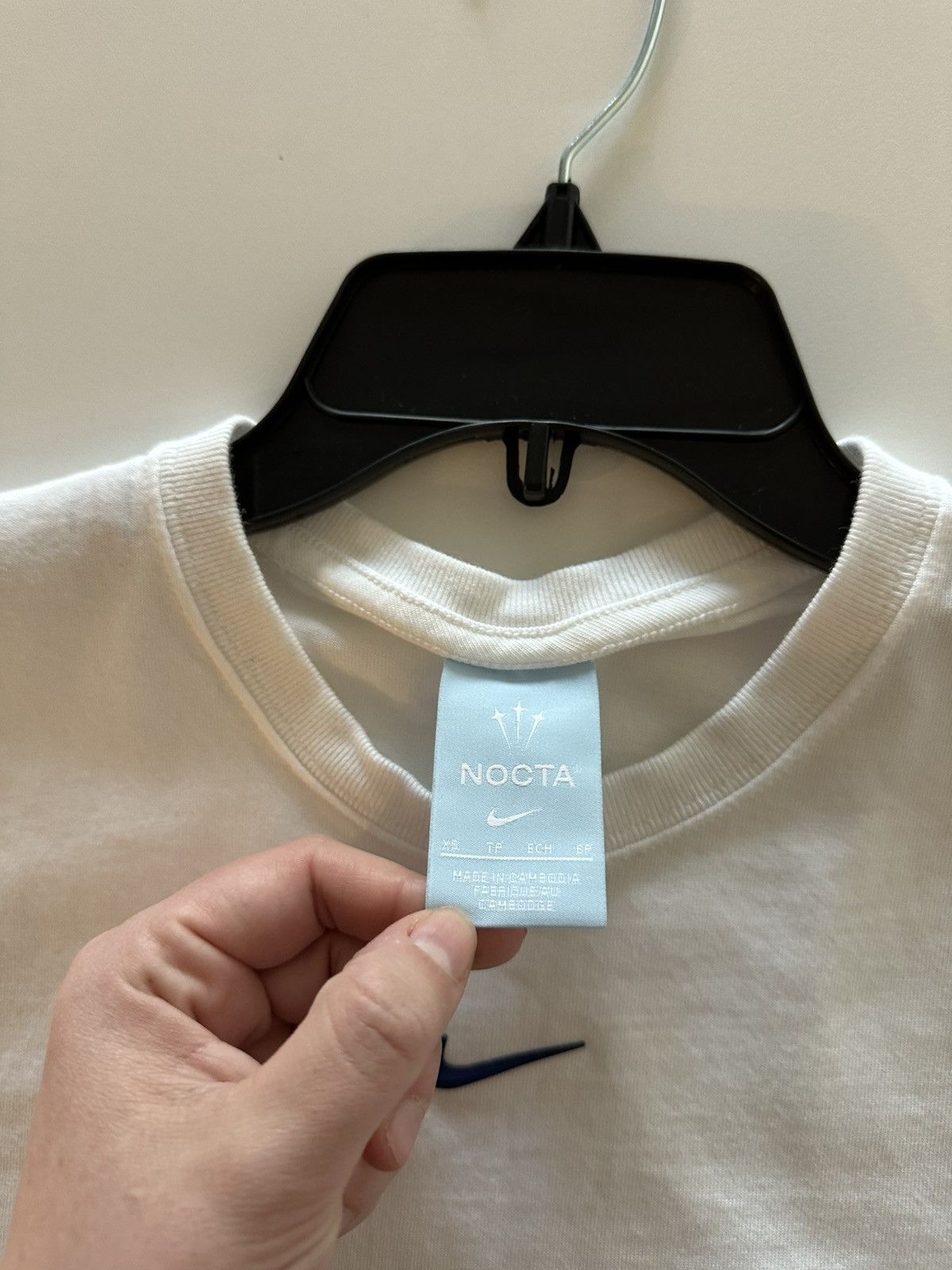 NOCTA × Nike Nike x Drake NOCTA Cardinal Stock White Tee Shirt Size US XS / EU 42 / 0 - 5 Thumbnail