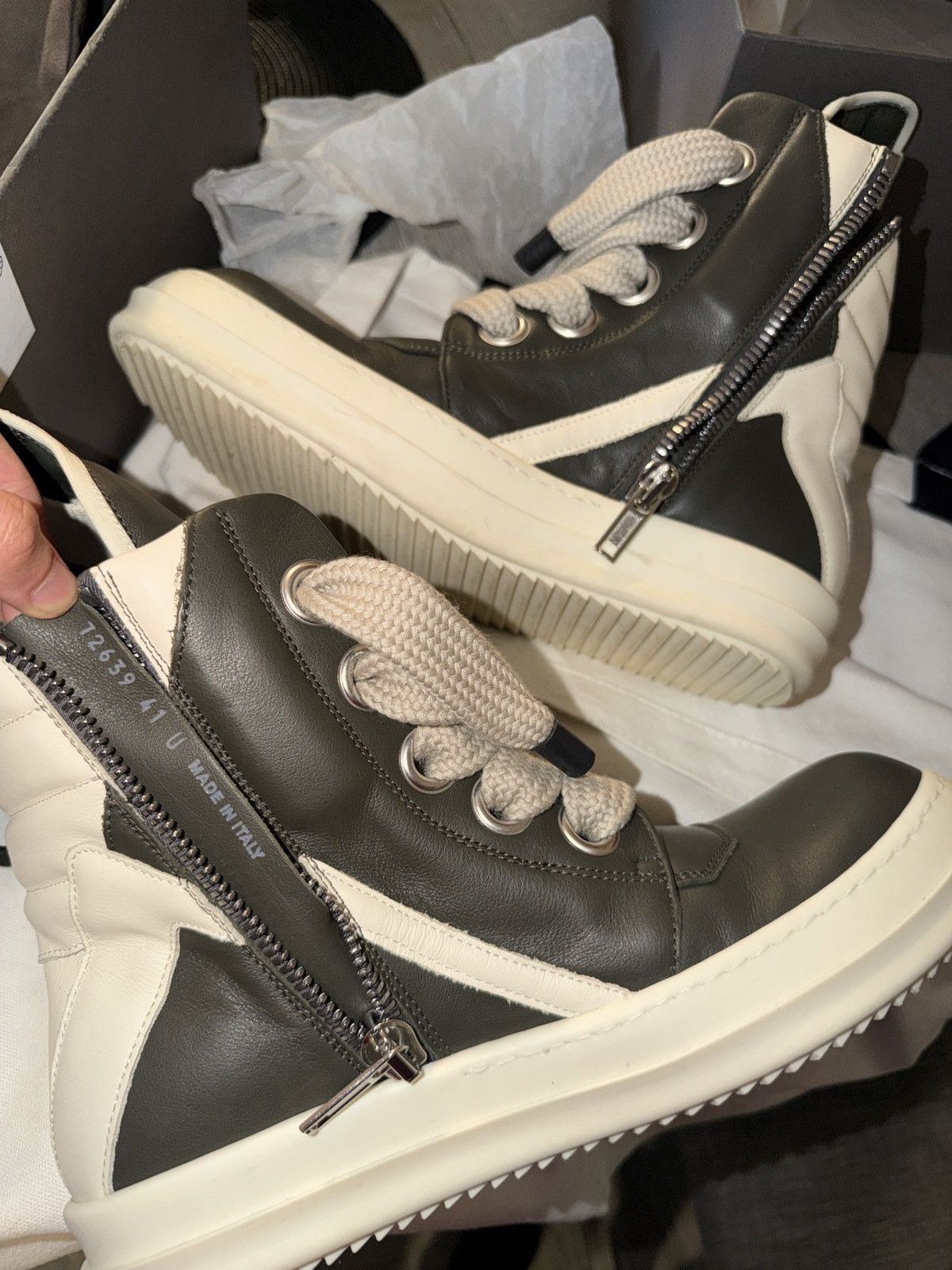 Rick Owens Rick Owens Geobasket Size US 8 / EU 41 - 2 Thumbnail