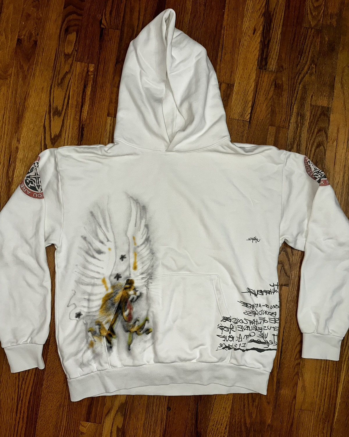 travis scott MAXIMUS DRAGON ZIP HOODIE L Travis Scott Utopia Tour