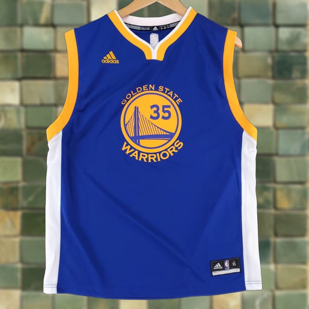 Adidas Adidas Kevin Durant Golden State Warriors Jersey Tank XL Mens Blue Size US XL / EU 56 / 4 - 1 Thumbnail