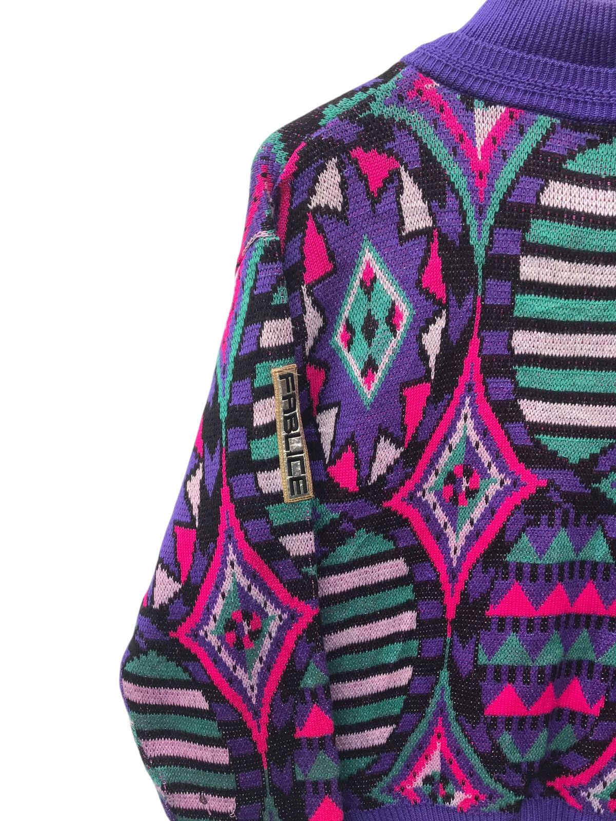 Japanese Brand Vintage Fablice Japan Ski Multicolour Pullover Knitwear Size US M / EU 48-50 / 2 - 10 Thumbnail
