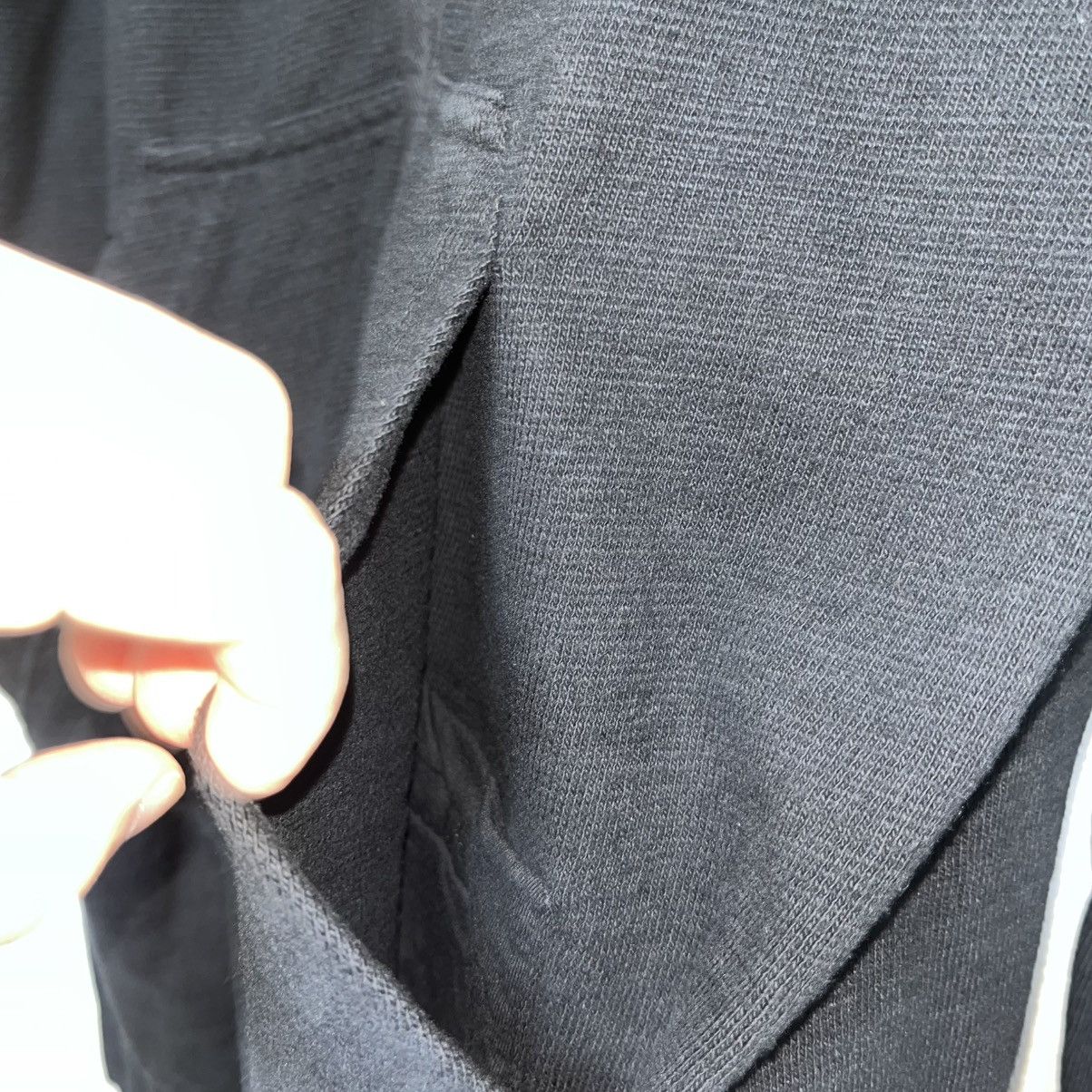 Rick Owens Drkshdw BLACK FULL ZIP GIMP HOODIE Size US S / EU 44-46 / 1 - 4 Thumbnail