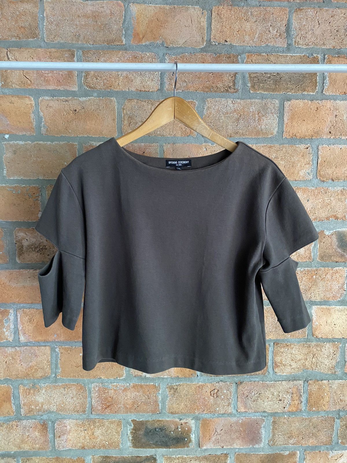 Opening Ceremony OPENING CEREMONY Geometric Slit-Sleeve Top Size S / US 4 / IT 40 - 12 Thumbnail