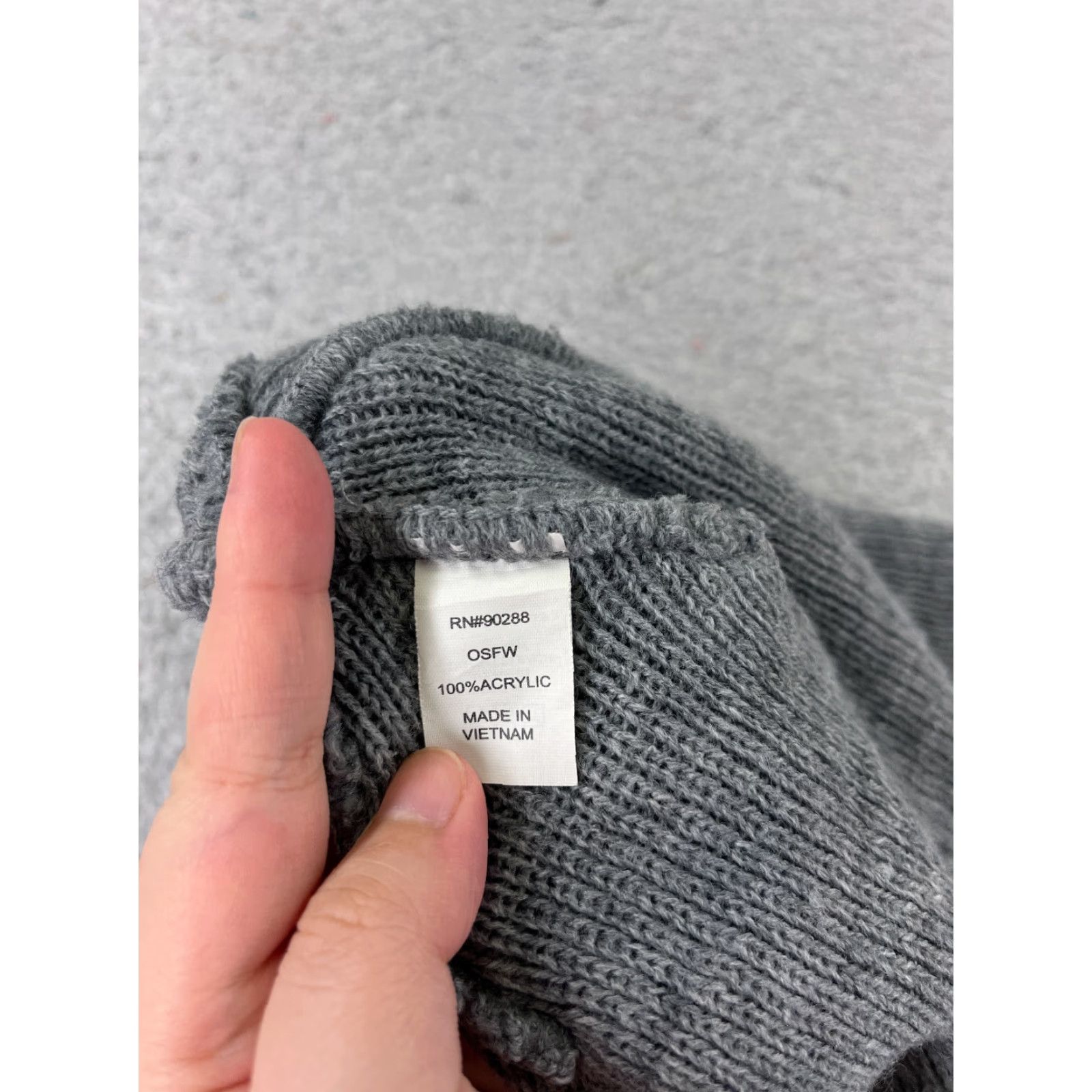 Adidas ADIDAS Beanie Toque Hat Womens One Size Gray Logo Knit 100% Acrylic Ski Winter Soft Warm Size ONE SIZE - 6 Thumbnail