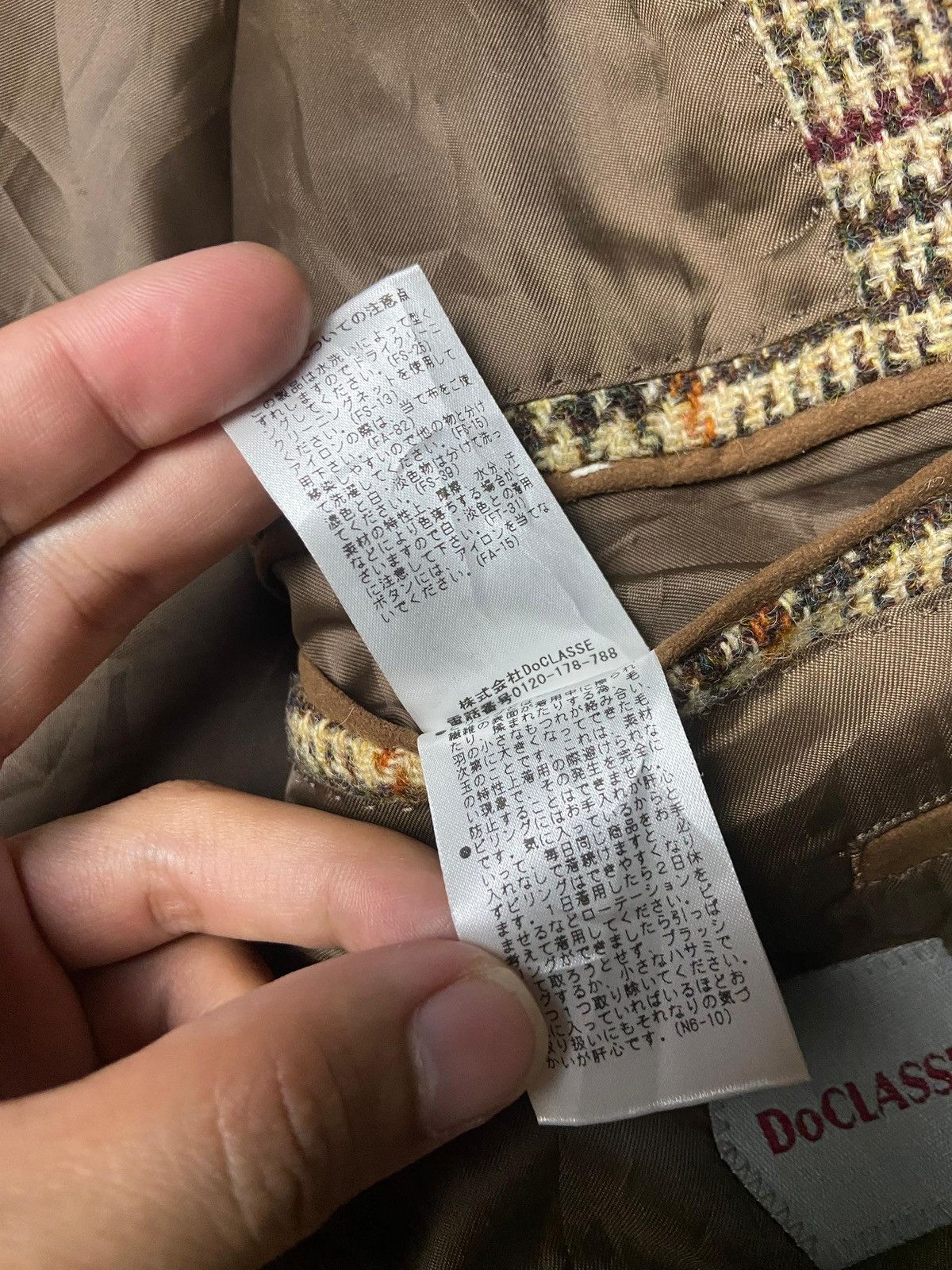 Harris Tweed Do Classe + Harris Tweed Checkered Blazer (168) Size US XXL / EU 58 / 5 - 10 Thumbnail