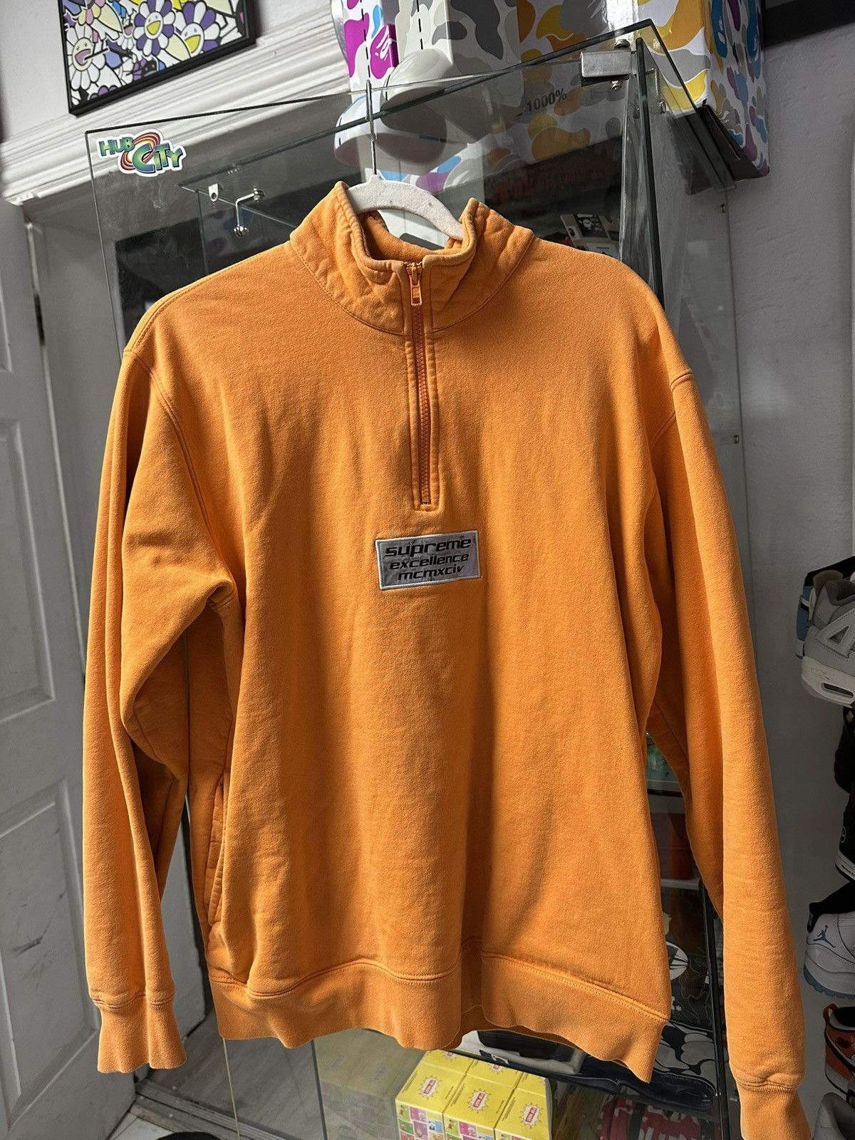 Supreme Supreme Quarter Zip ‘Orange’ Size US M / EU 48-50 / 2 - 1 Thumbnail