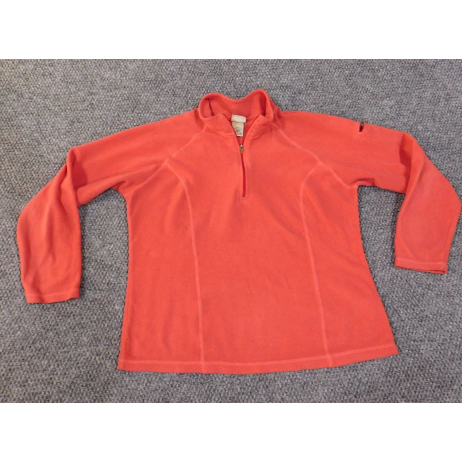 Vintage L.L. Bean Womens Sweater Fleece Small Pink 1/4 Zip Pullover Raglan Sleeves Retro Vintage No Size S / US 4 / IT 40 - 3 Thumbnail