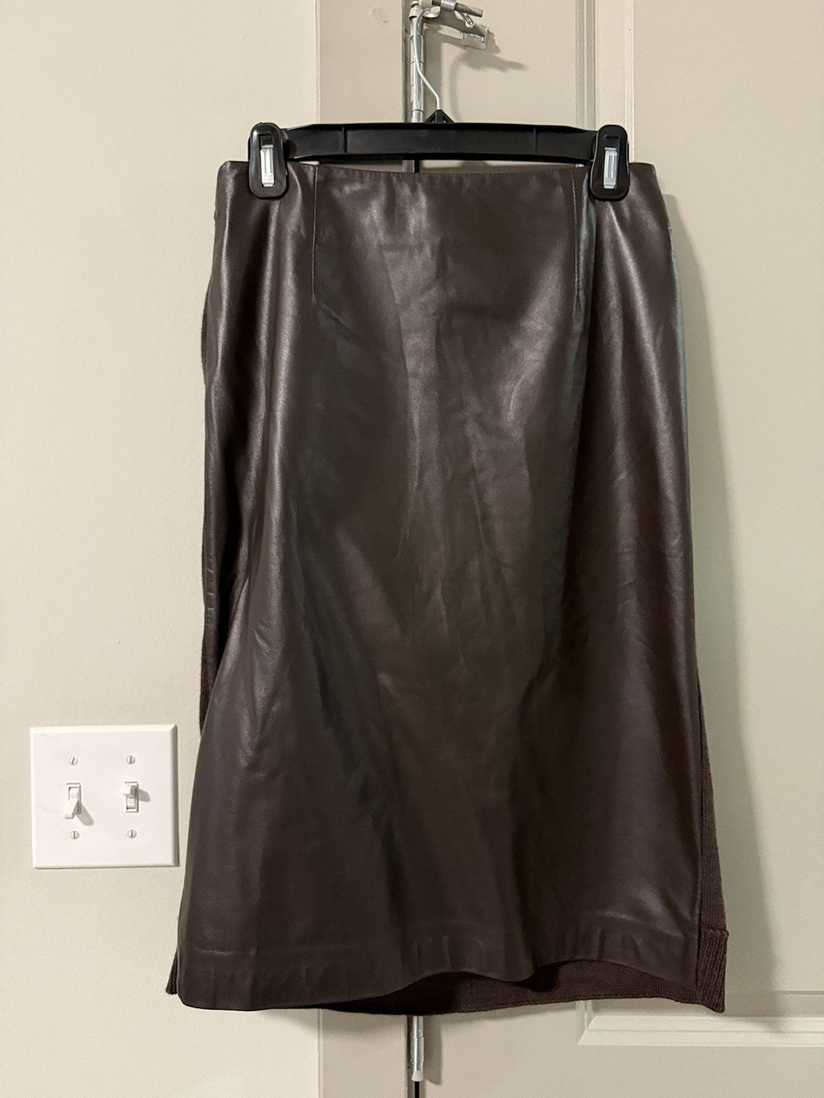 Maison Margiela Maison Martin Margiela Leather Pencil Skirt Size 27" / US 4 / IT 40 - 1 Thumbnail