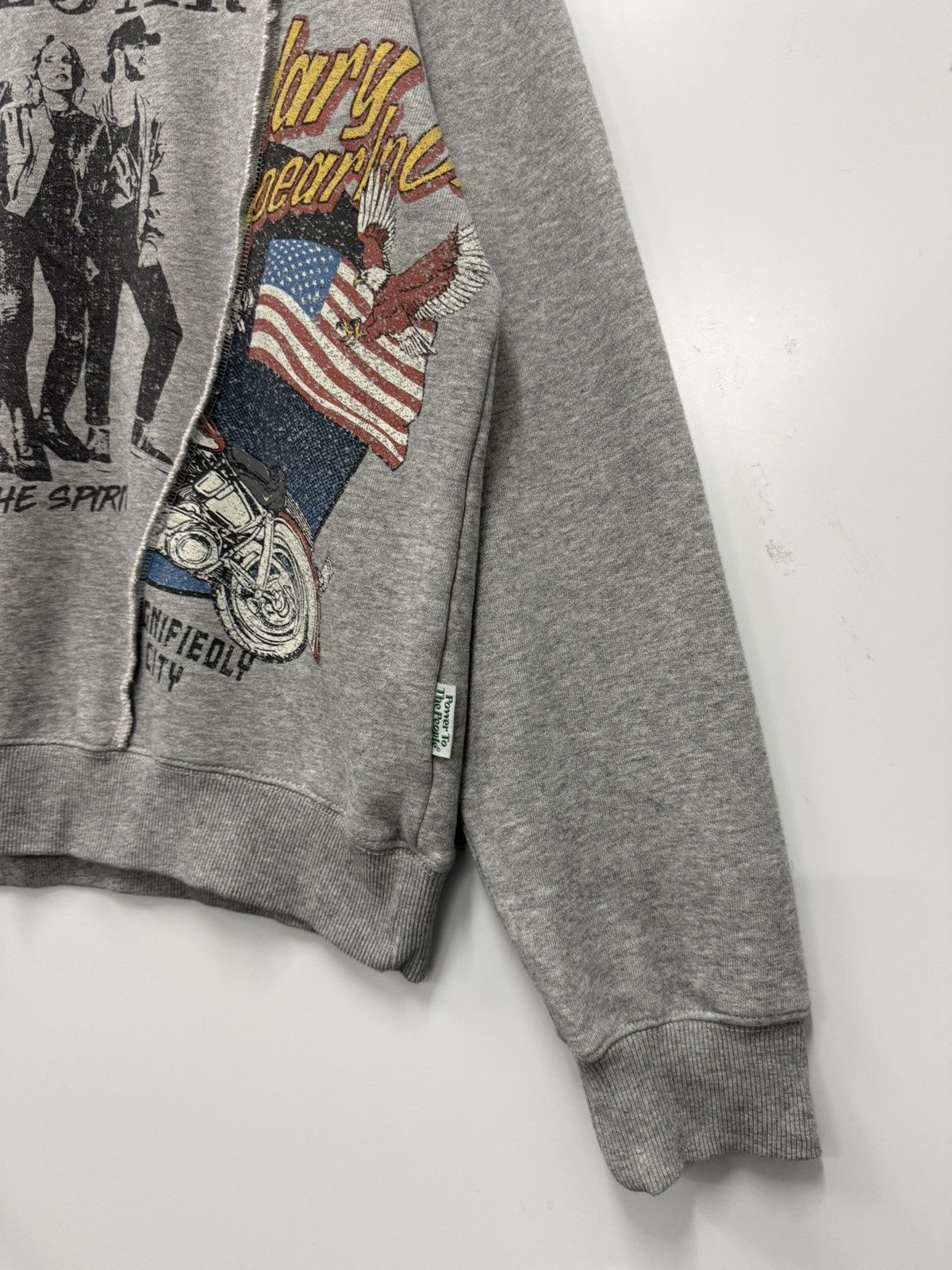 Spiritual Gangster 🔥 Spirit Power to The People Cut and Sew Panel Sweatshirt Size US M / EU 48-50 / 2 - 2 Thumbnail