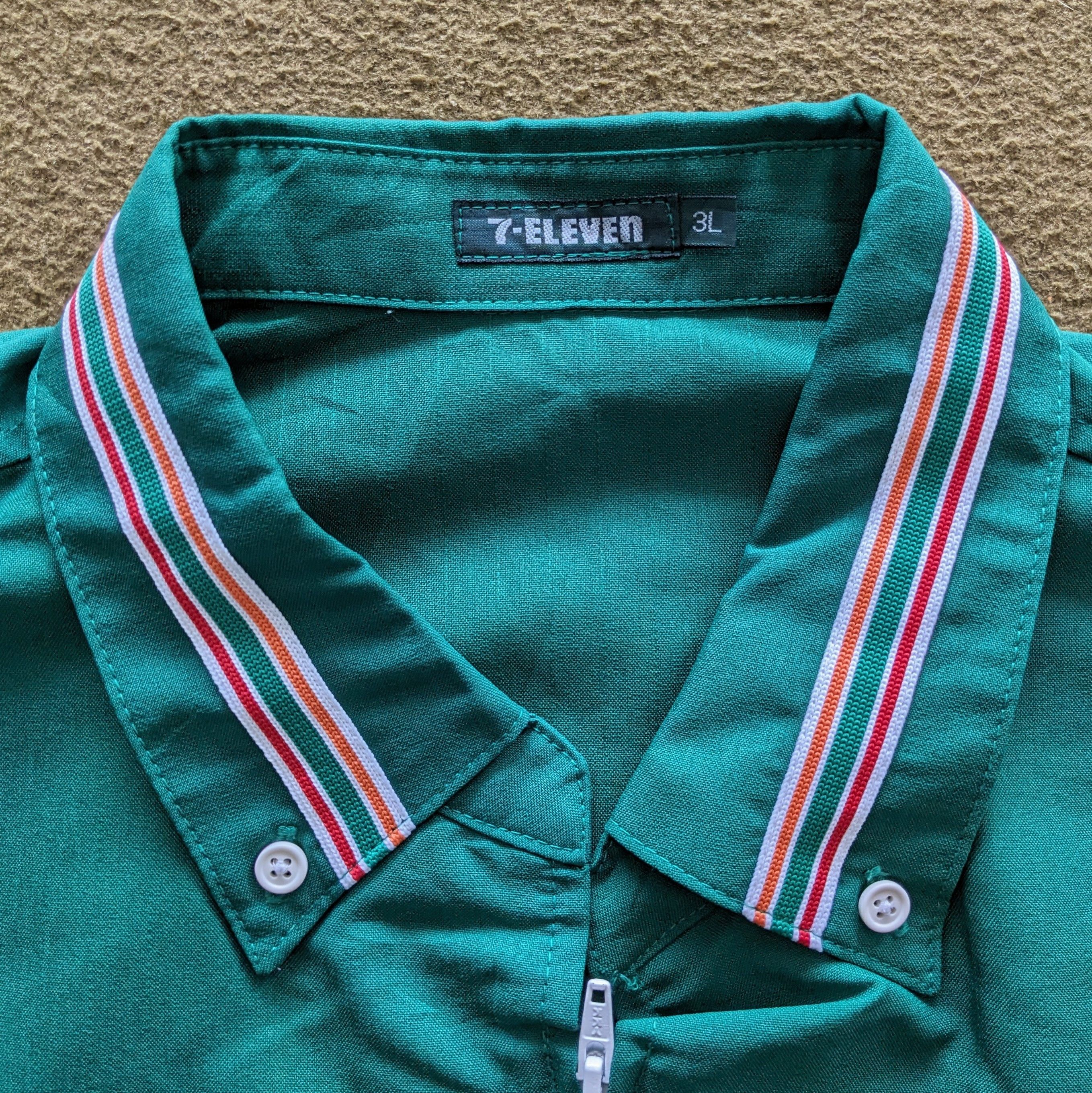 Vintage Vintage 7 ELEVEN Uniform Workers Jacket Size US XL / EU 56 / 4 - 4 Thumbnail