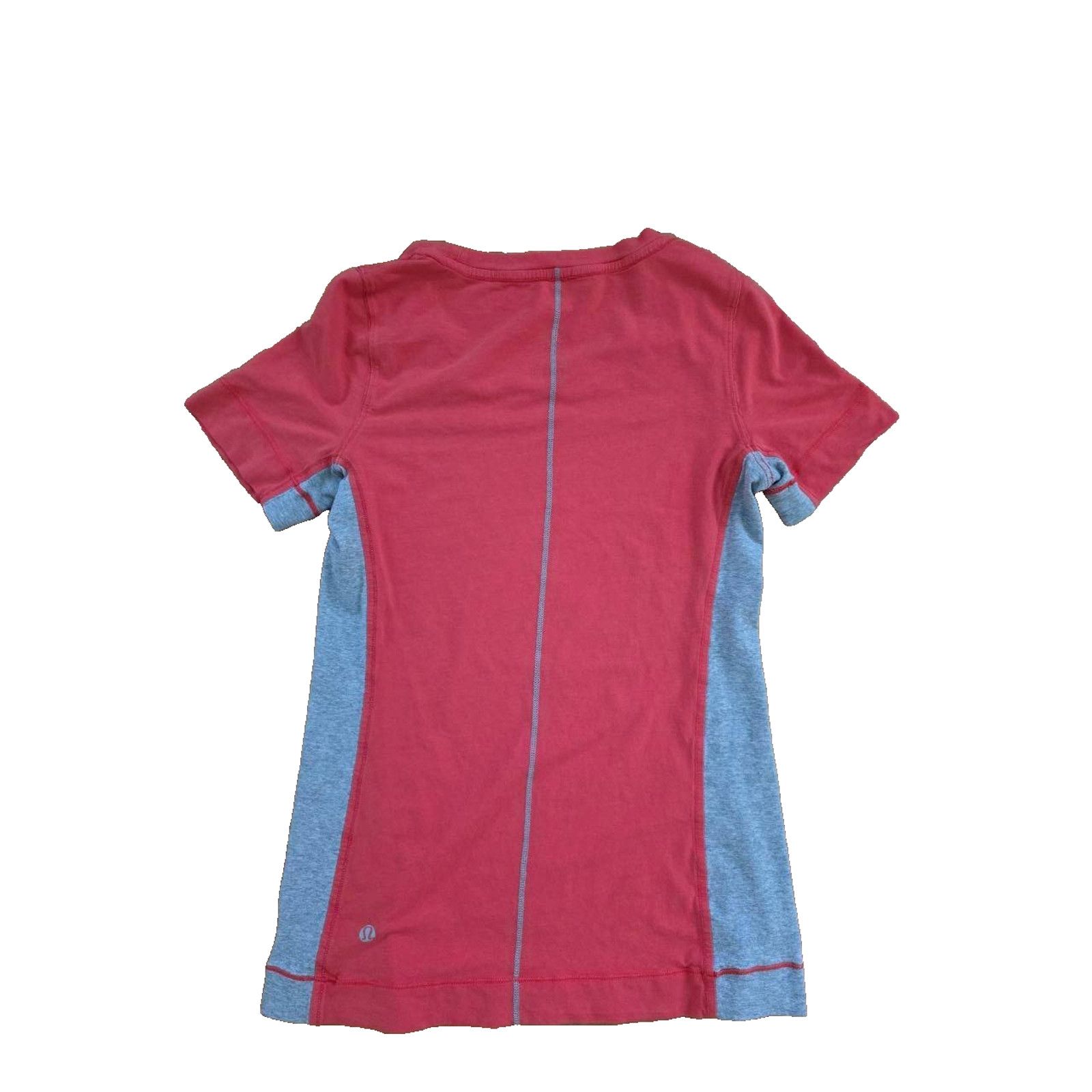Lululemon Lululemon Women’s Short Sleeve Tee Red/Grey Medium A001494 Size M / US 6-8 / IT 42-44 - 2 Thumbnail