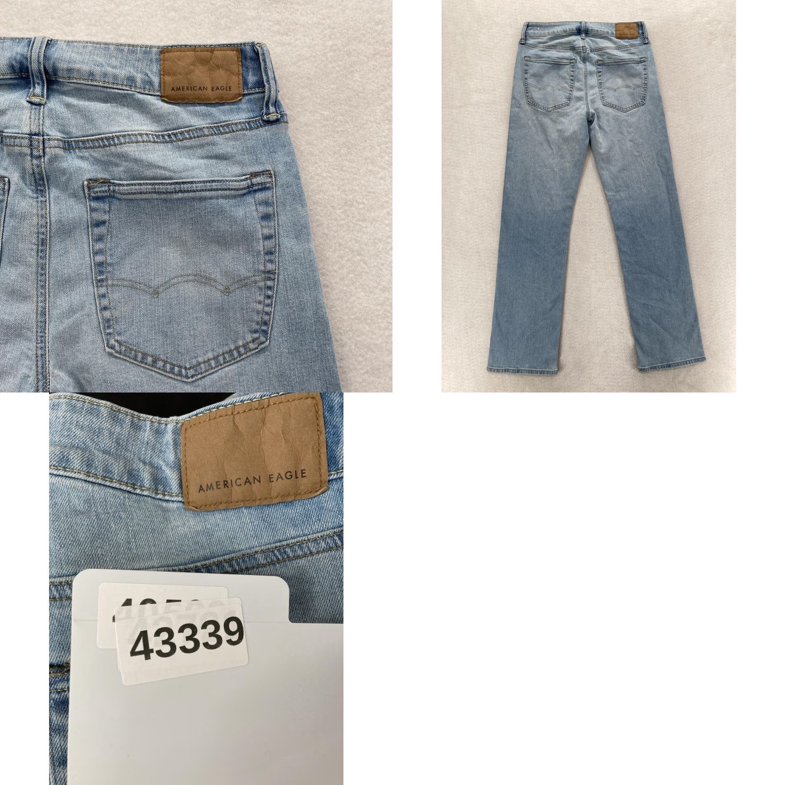 Vintage American Eagle Jeans Mens 28x32 Light Wash AirFlex+ Original Bootcut Stretch Size US 28 / EU 44 - 9 Thumbnail