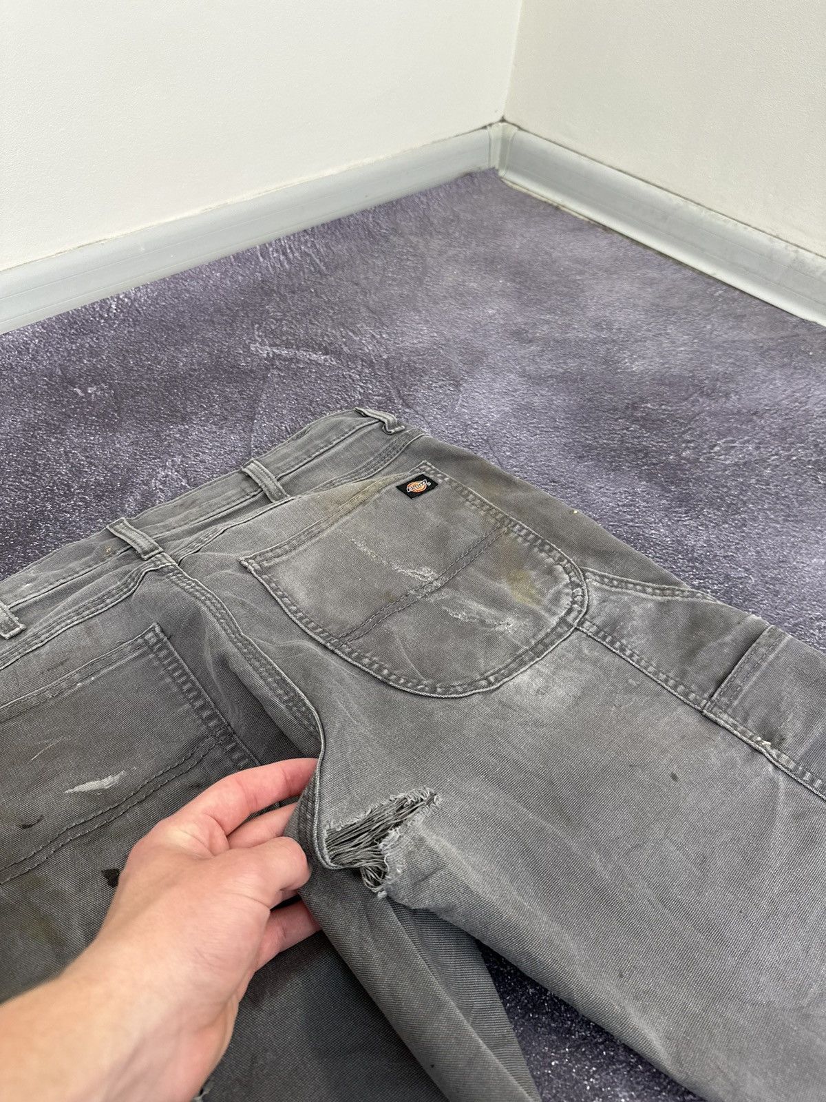 Dickies Vintage Dickies Faded Distressed Cargo Baggy Y2K Work Pants Size US 34 / EU 50 - 8 Thumbnail