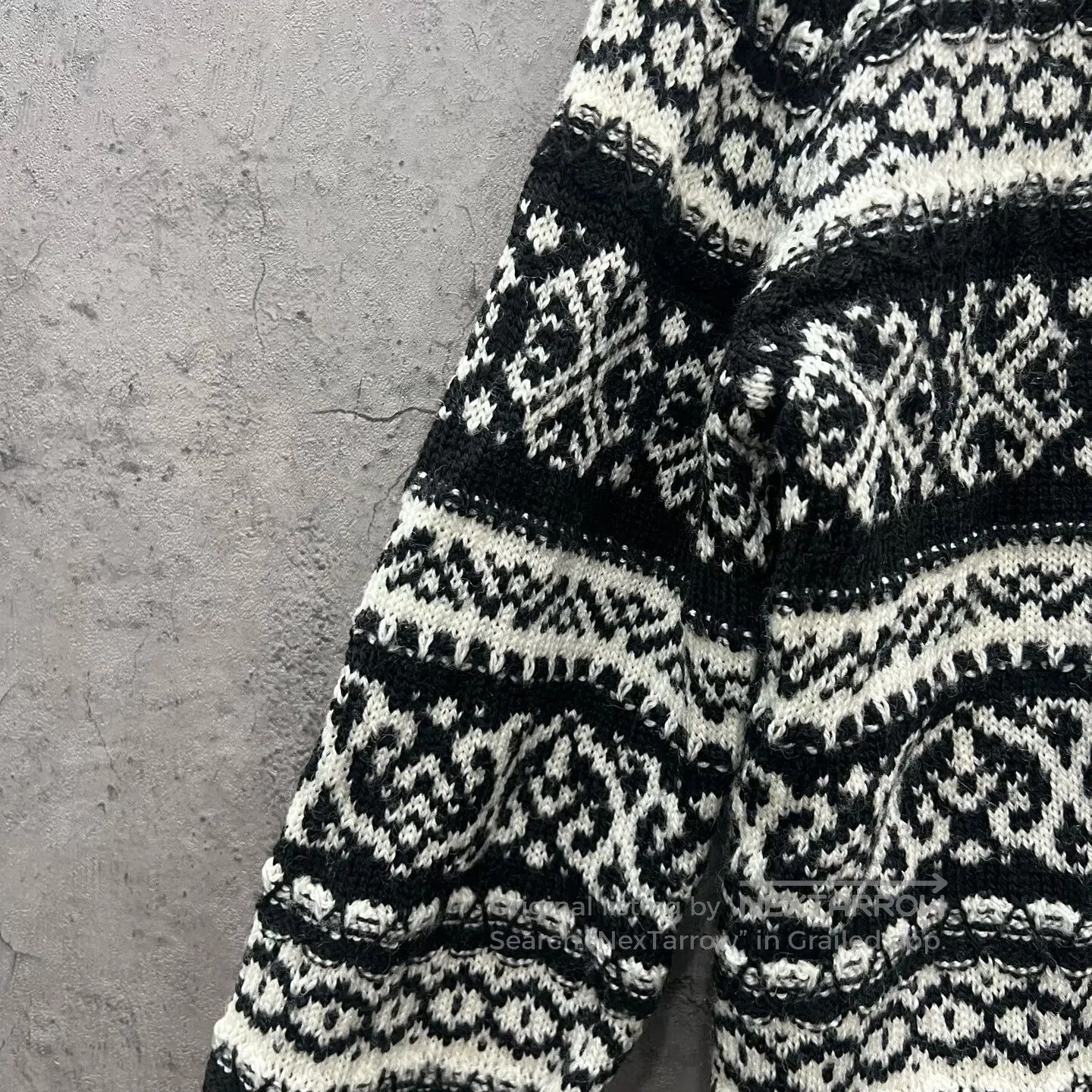 Versace Versace Black and White Knit Cardigan Sweater| Size US M / EU 48-50 / 2 - 3 Thumbnail