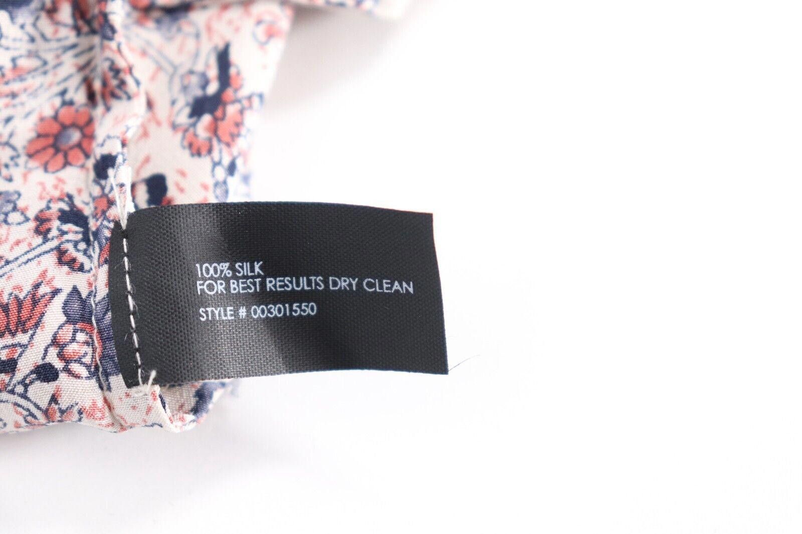 Club Monaco Club Monaco US0 Beige Floral Paisley Silk Mini Pocket Skirt Size 25" / US 0 / IT 36 - 3 Thumbnail