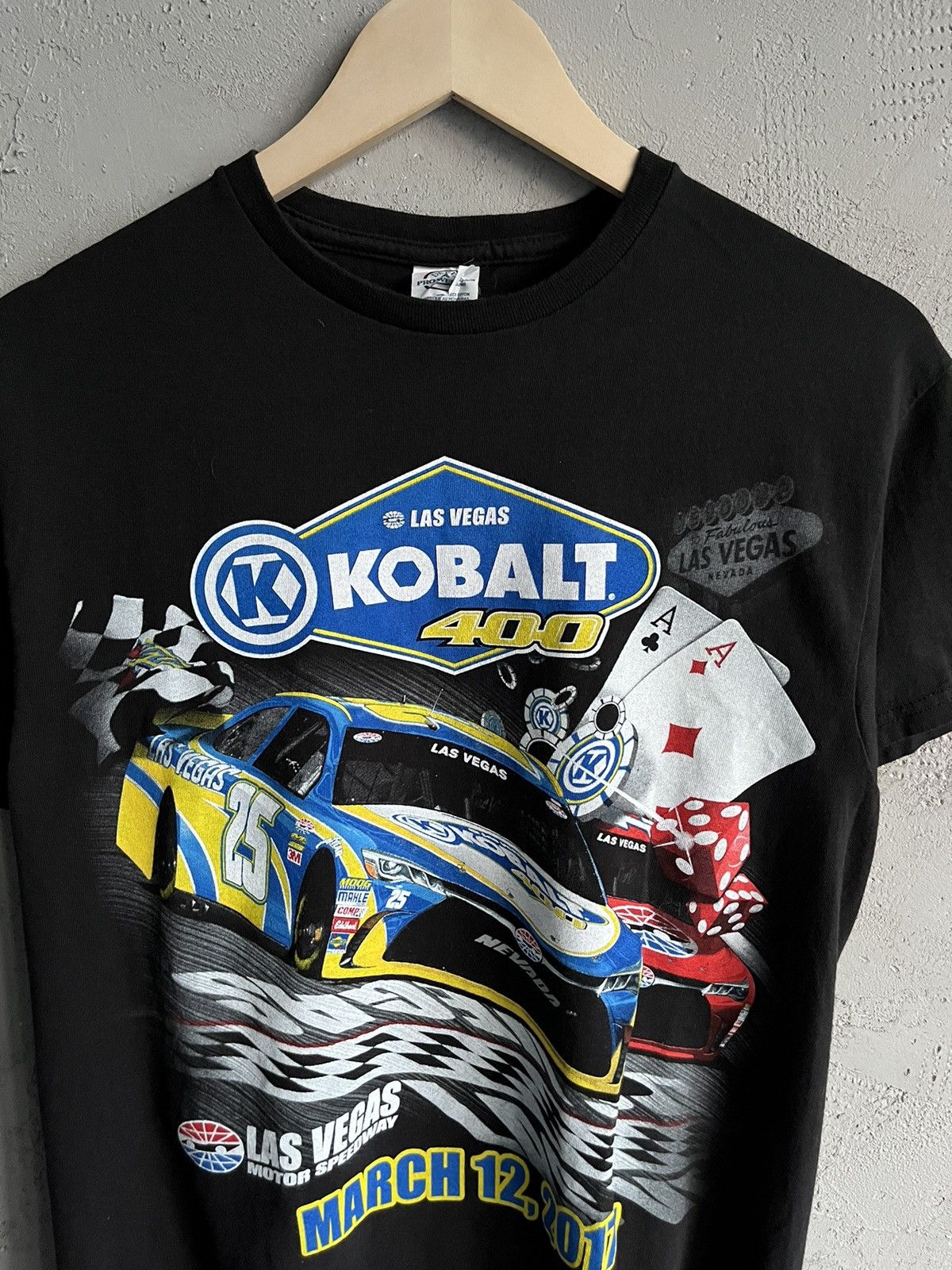 NASCAR Vintage Racing Kobalt 400 NASCAR Motorsports Tee 2017 Size US M / EU 48-50 / 2 - 2 Thumbnail