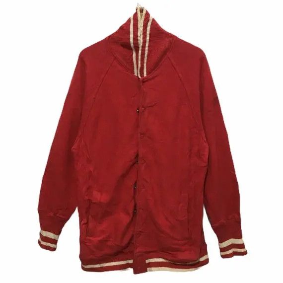 Vintage Vtg AIPA HAWAII Pocket Sweater Full Button Jumper Pullover Size US XL / EU 56 / 4 - 1 Thumbnail