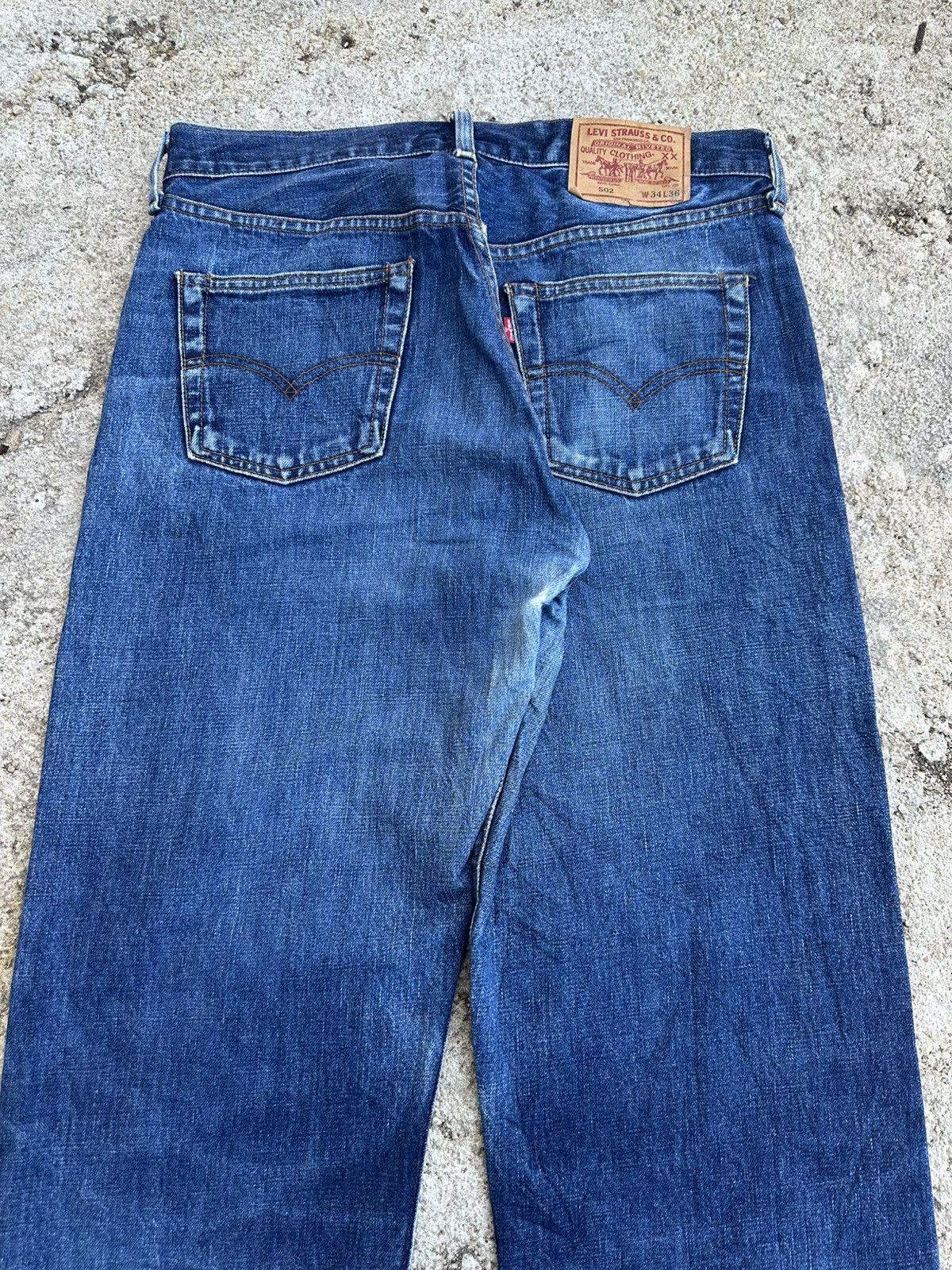 Levi's Vintage Clothing Vintage 90s Levis 502 XX Japan Big E Selvedge Jeans Denim Size US 33 - 20 Thumbnail