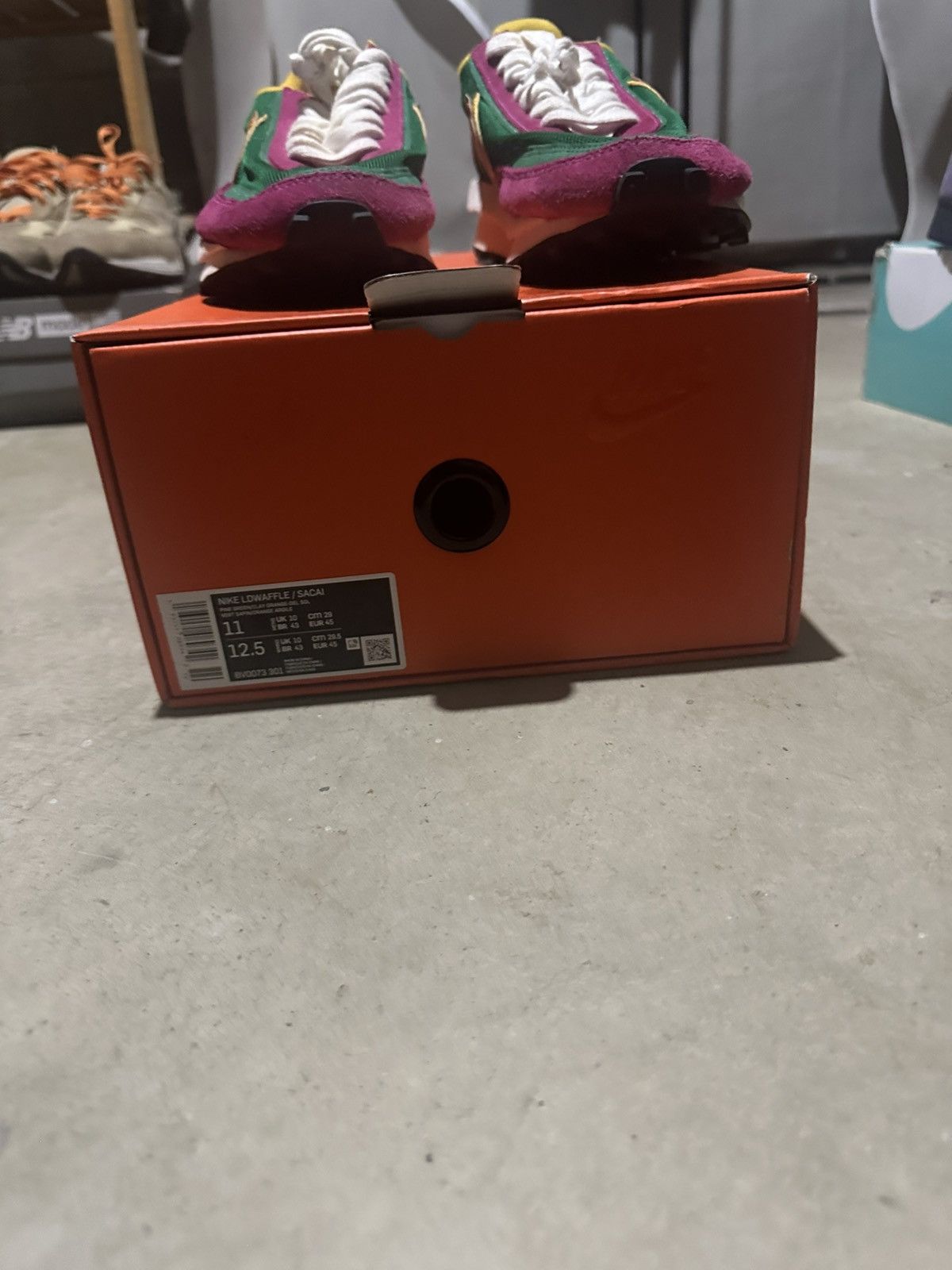 Nike × Sacai Nike x Sacai LD Waffle Pine Green Size US 11 / EU 44 - 14 Thumbnail