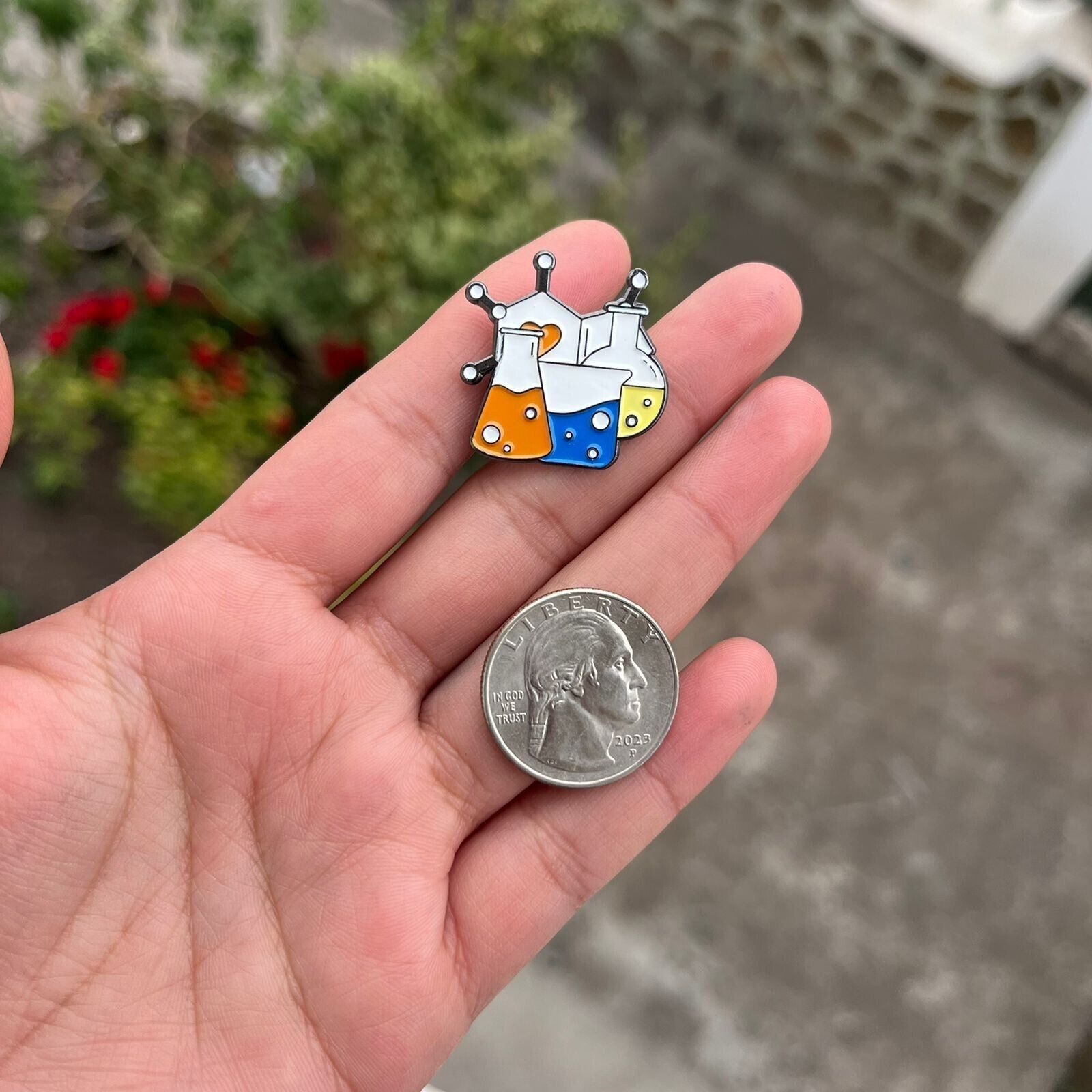 Other New Laboratory Accesories Enamel Pin Brooches chemical Medic Size ONE SIZE - 2 Thumbnail