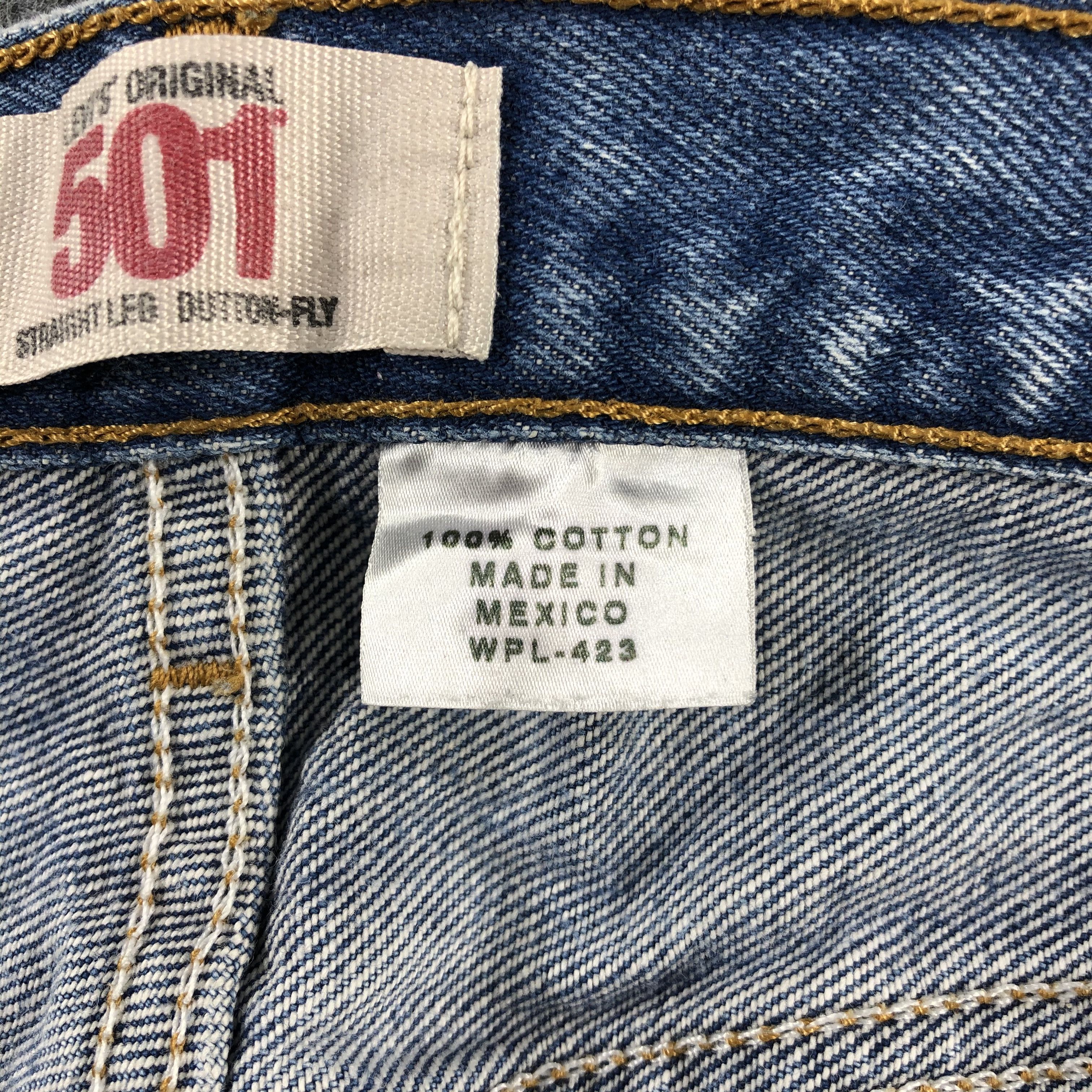 Levi's Vintage Blue Wash Levis 501 Jeans-J2508 Size US 36 / EU 52 - 14 Thumbnail