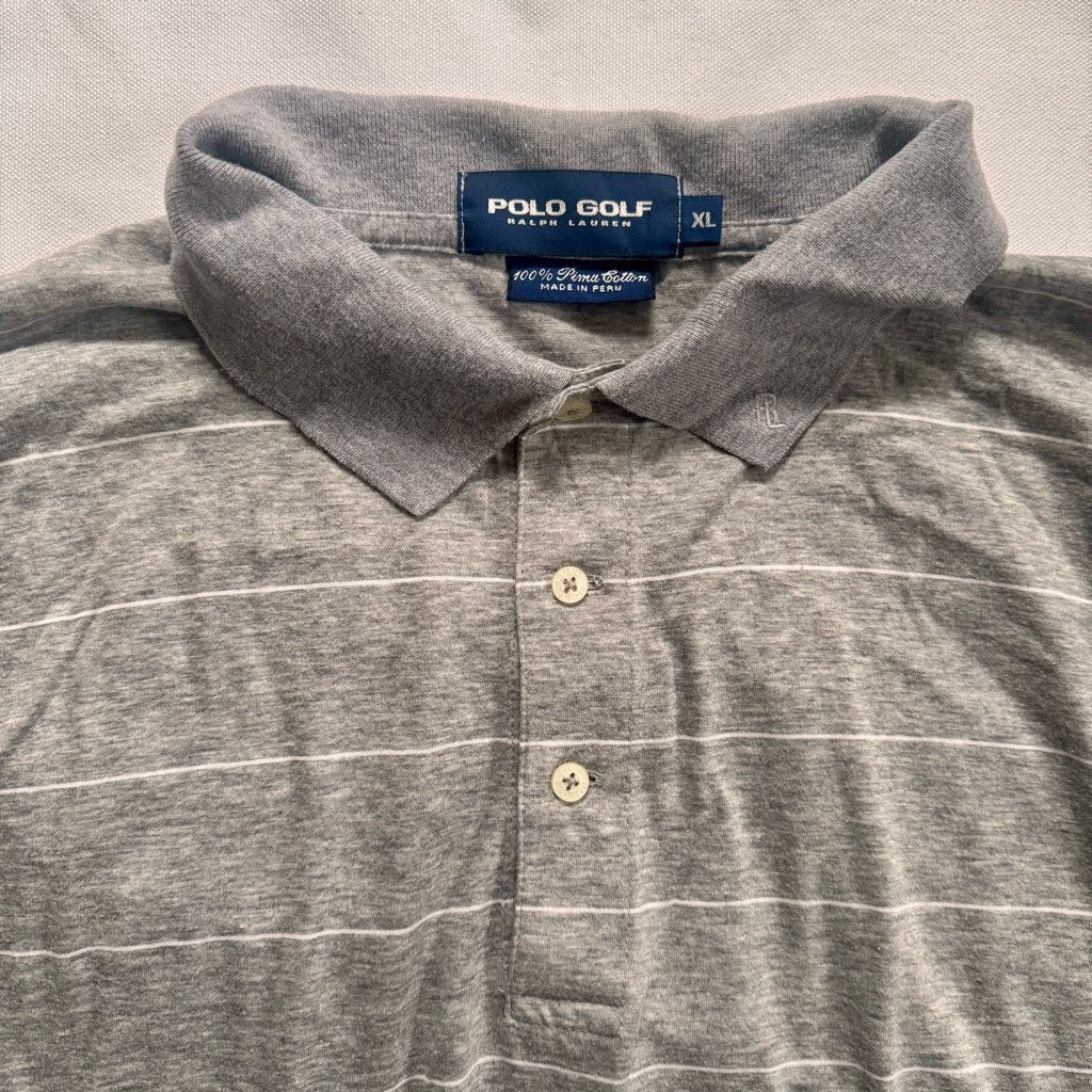 Ralph Lauren Ralph Lauren Polo Golf Vintage Gray Stripes Men’s XL Size US XL / EU 56 / 4 - 2 Thumbnail
