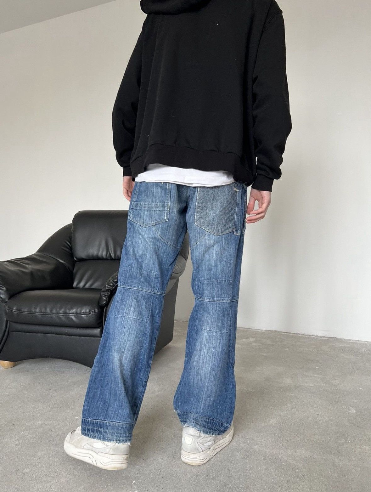 G-Star Vintage G Star Double Knee Denim Jeans Size US 33 - 10 Thumbnail