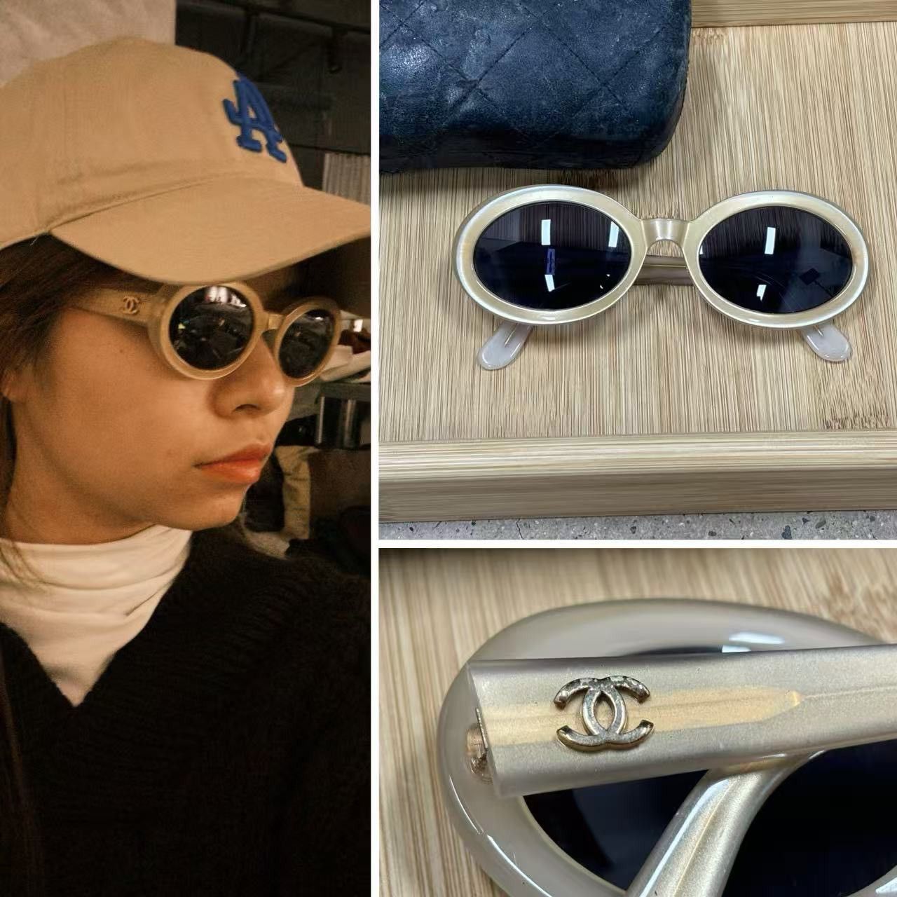 Chanel Chanel y2k style Sunglasses 07801 Size ONE SIZE - 1 Thumbnail