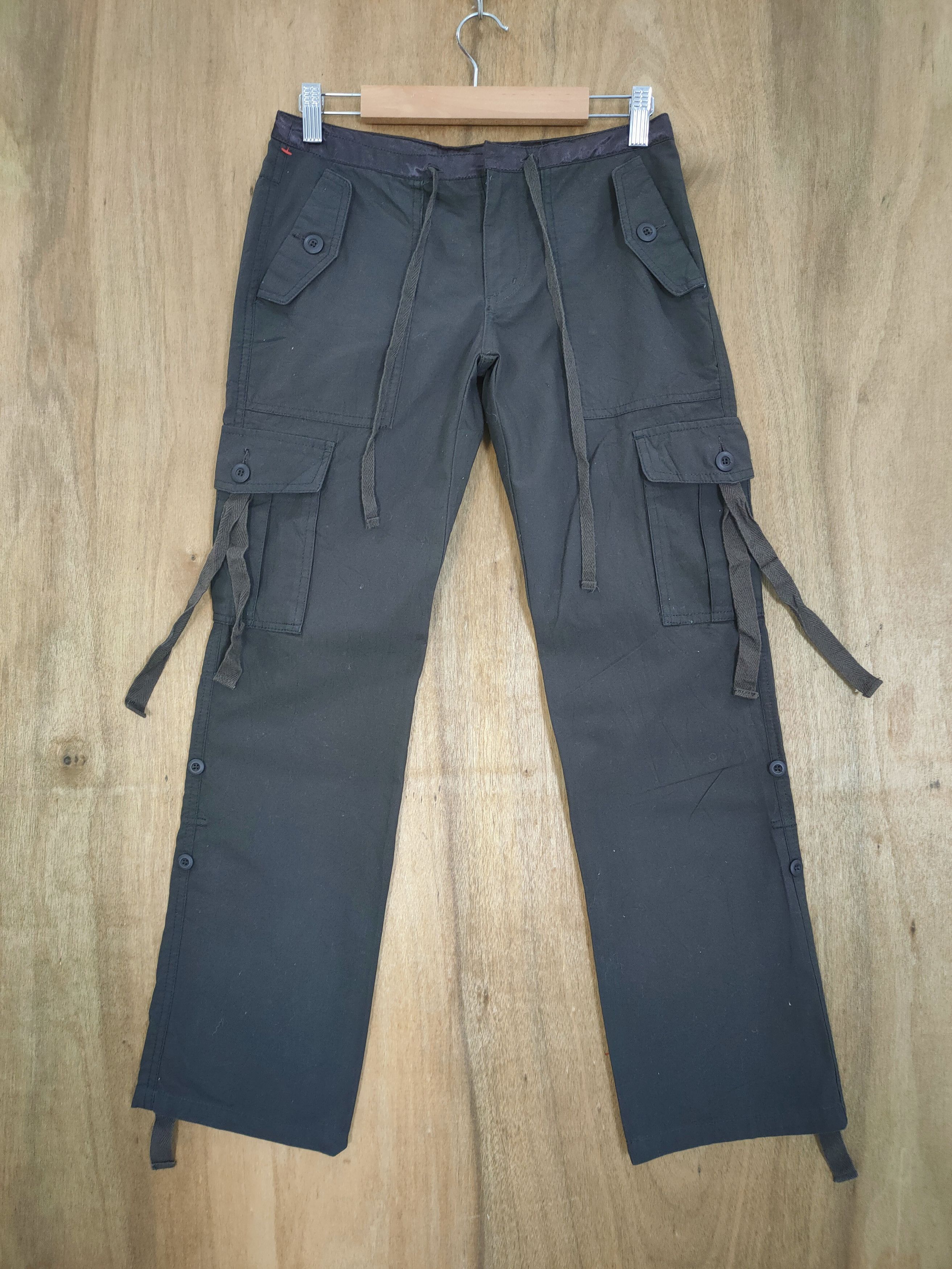 Japanese Brand JAPANESE BRAND BROWN CARGO PANTS Size US 26 / EU 42 - 1 Thumbnail