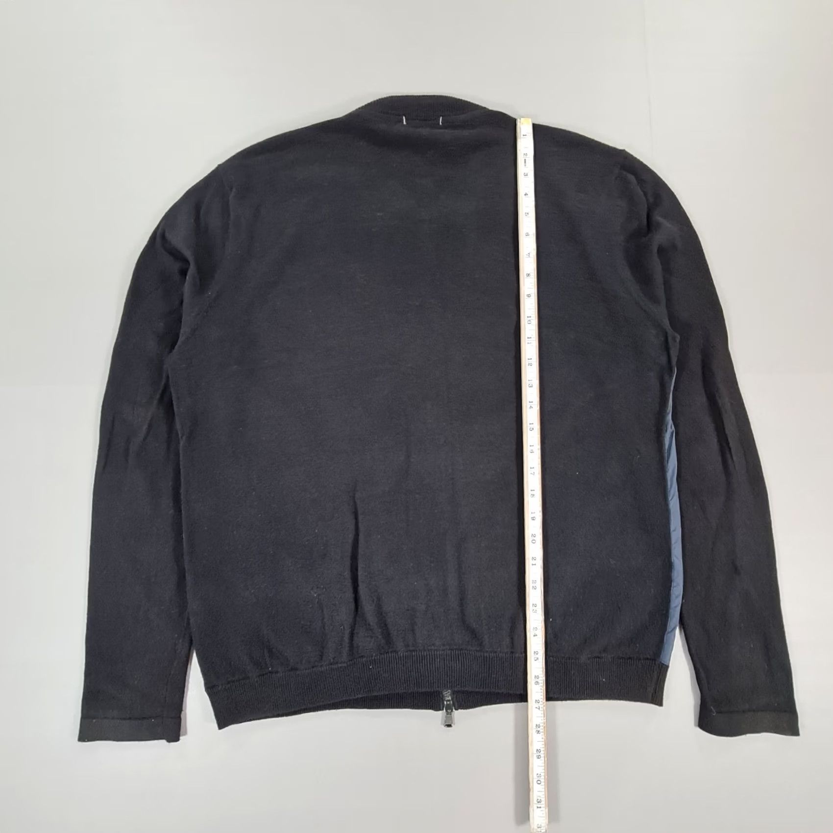 DKNY DKNY Mens Jacket Blue Black XL Bomber Full Zip Lightweight Cotton Nylon Pockets Size US XL / EU 56 / 4 - 7 Thumbnail