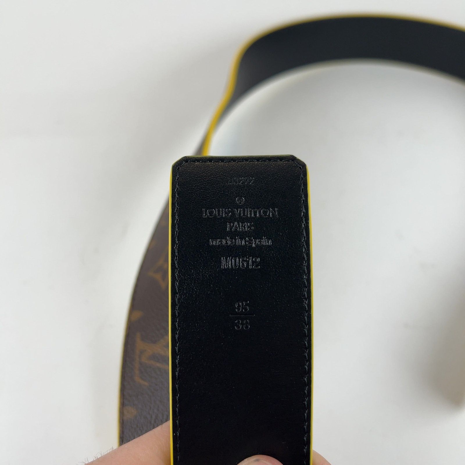 Louis Vuitton Louis Vuitton Reversible 'Glitch' Belt Size 34 - 6 Thumbnail