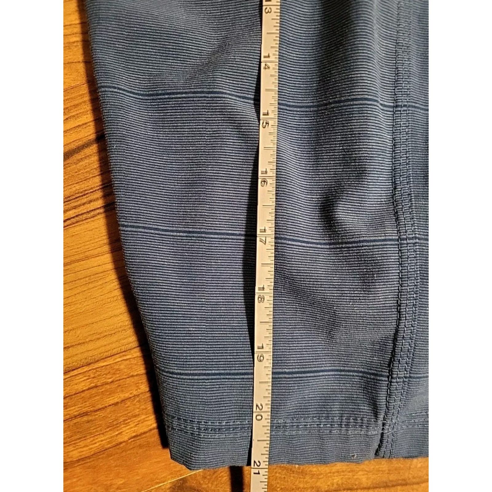 Hang Ten Hang Ten Blue Shorts Men Chino 10" Inseam Drawstring Pockets Security 38 Size US 38 / EU 54 - 7 Thumbnail