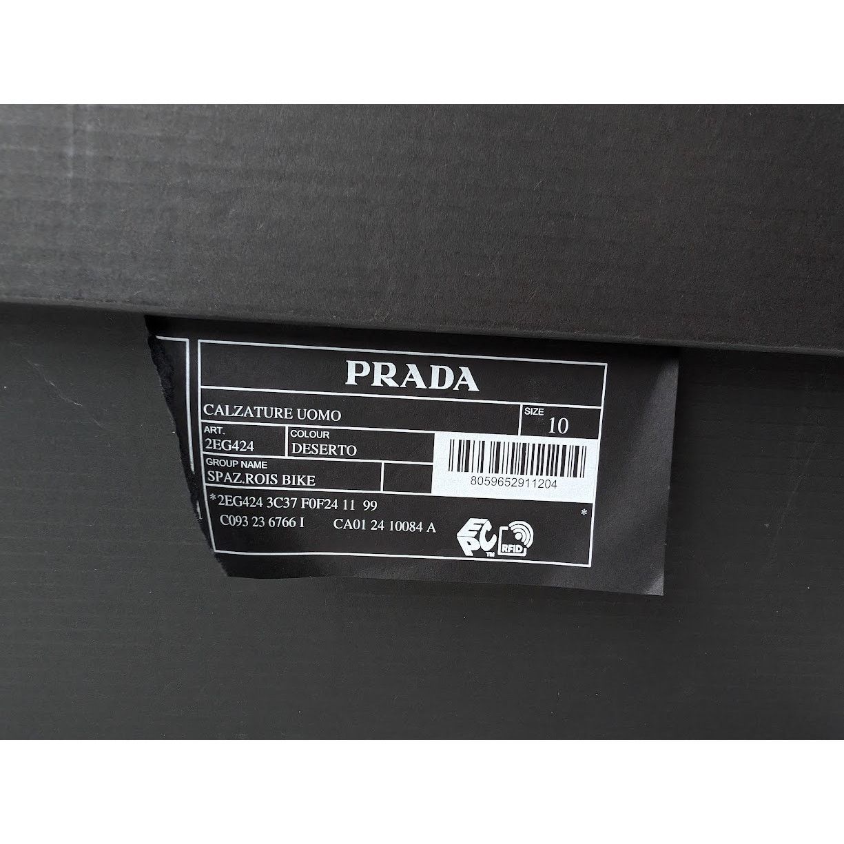 Prada o1rshd1 Spaz Rois Bike Sneakers in Deserto Size US 11 / EU 44 - 21 Thumbnail