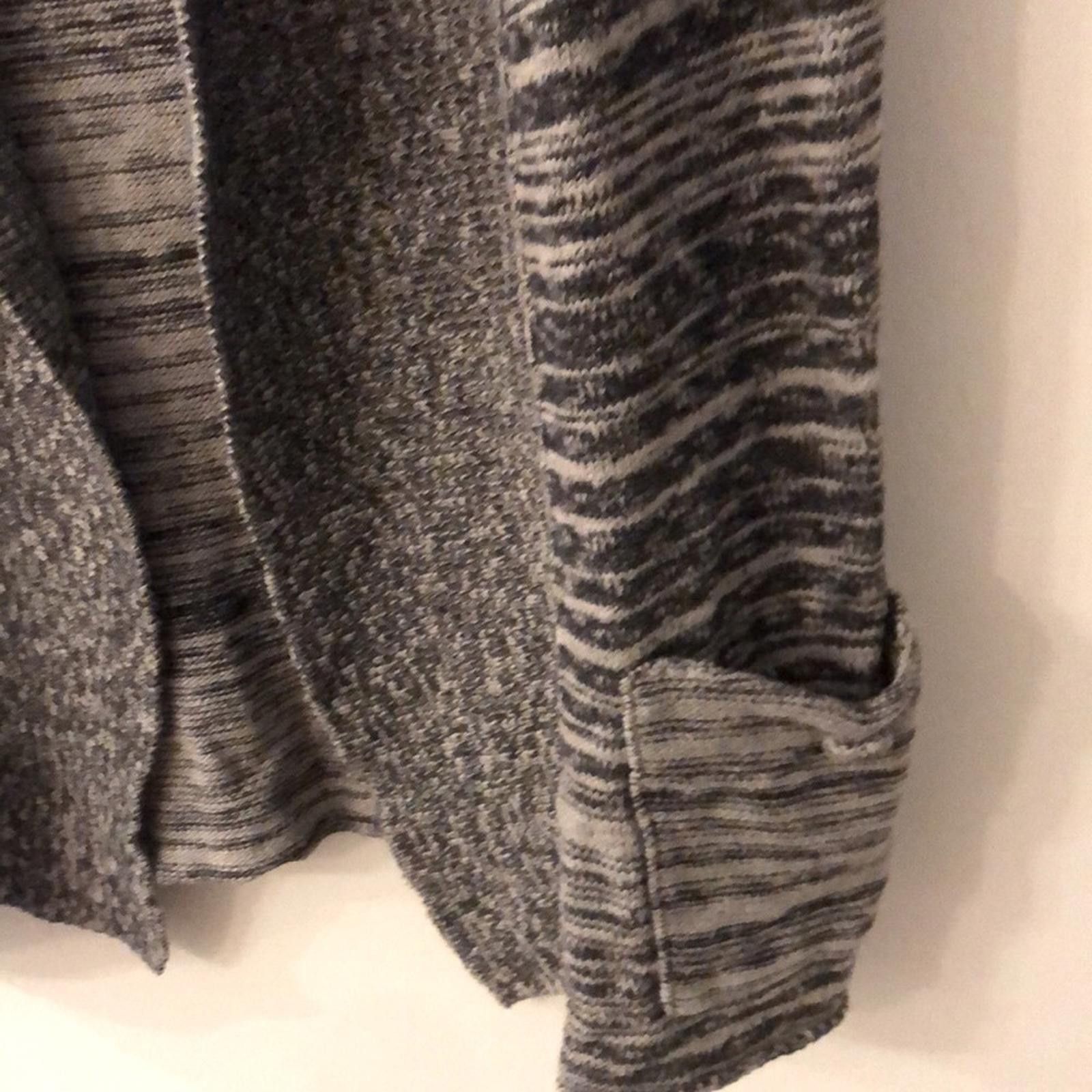 Other Willow Eclectic Grandpa Knit sweater vest Black Gray pockets Size L / US 10 / IT 46 - 4 Thumbnail