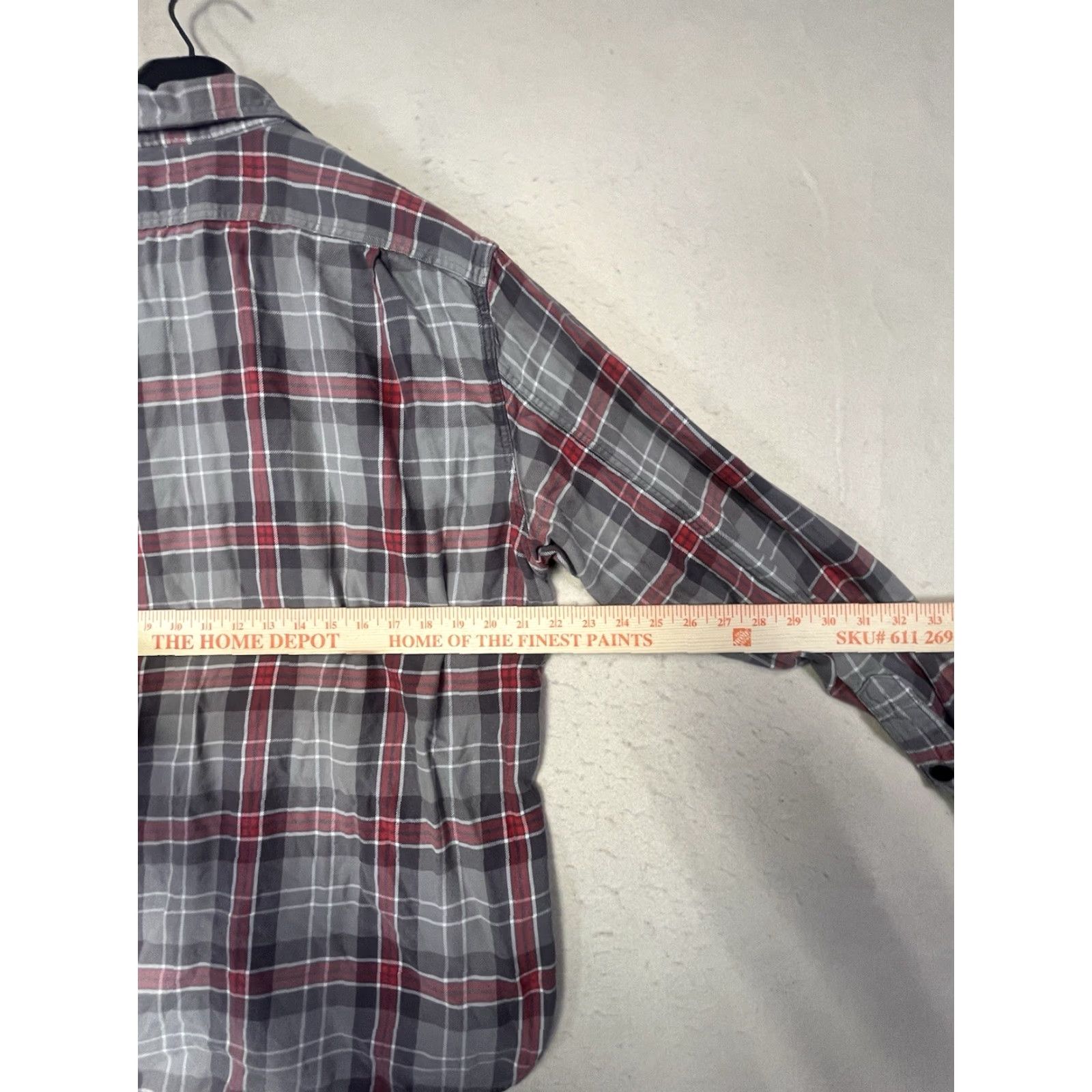 J.Crew J. Crew Shirt Men Plaid Flannel Button-Up L Red Slim Long Sleeve Shirt Mens Size US L / EU 52-54 / 3 - 3 Thumbnail