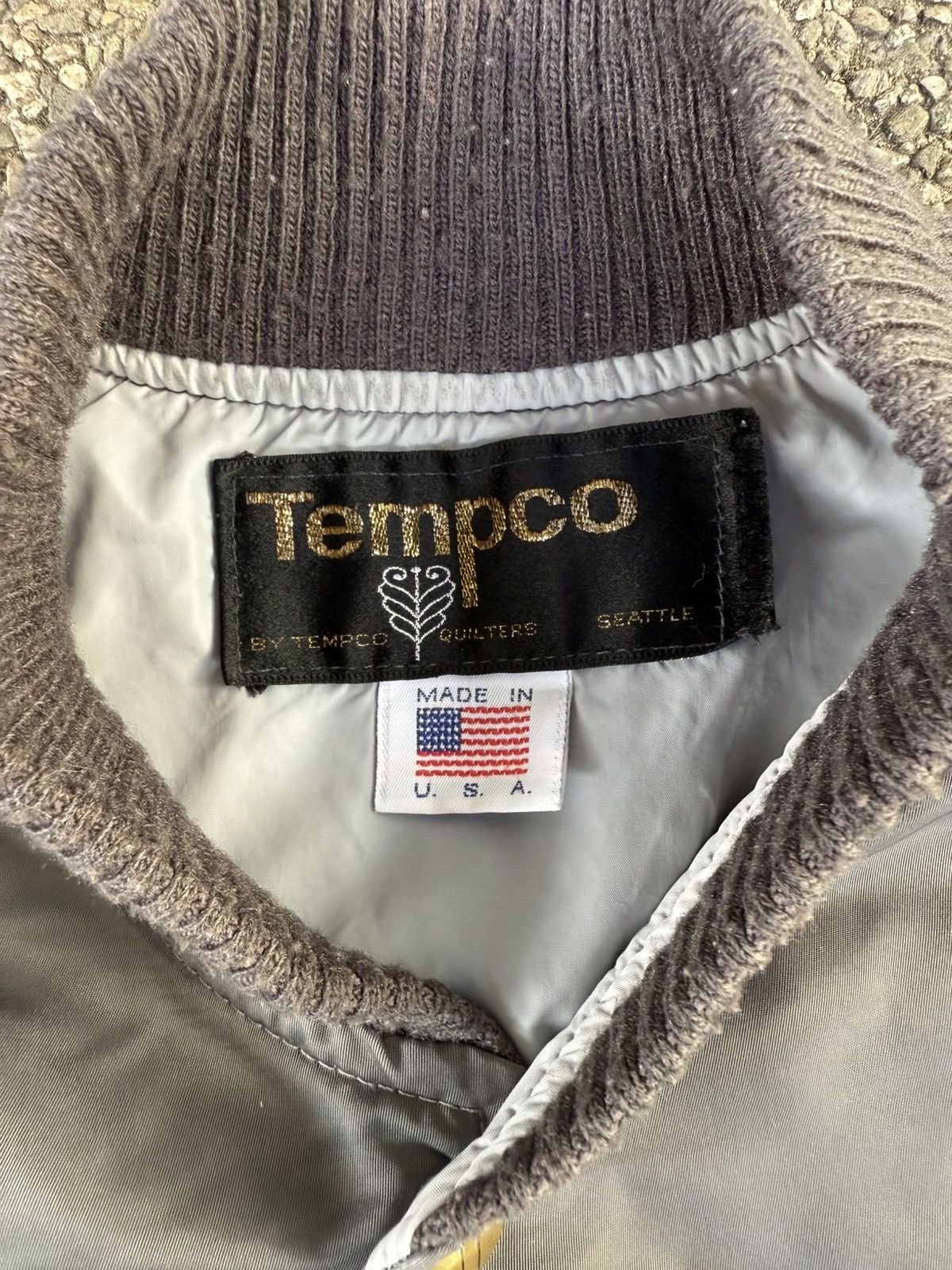 Vintage 80's Tempco Batwing Button-up Bomber Jacket Size US M / EU 48-50 / 2 - 4 Thumbnail
