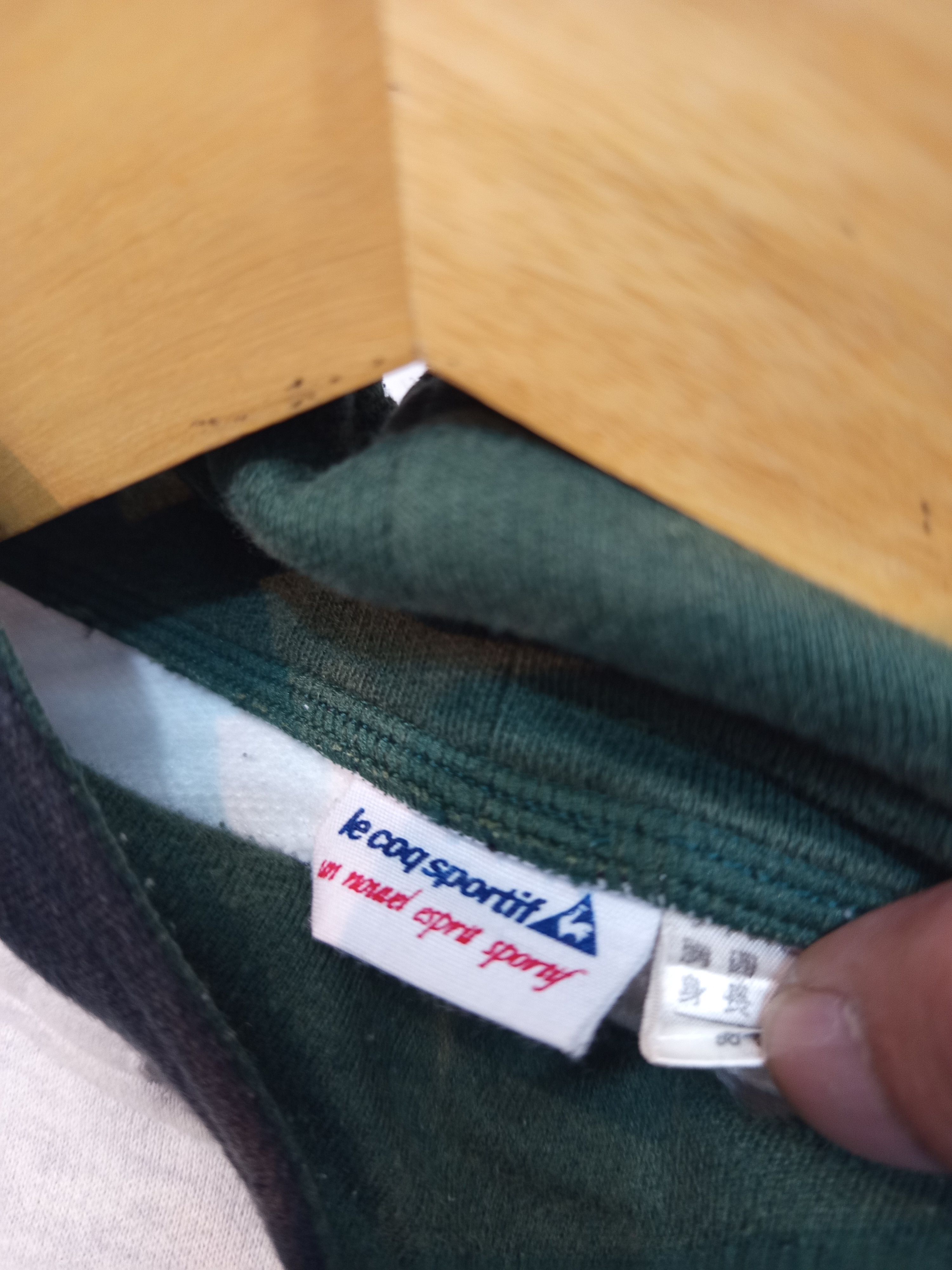 Le Coq Sportif Le Coq Sportif Japan Made Color Block Mock Neck Sweatshirt Size US L / EU 52-54 / 3 - 11 Thumbnail