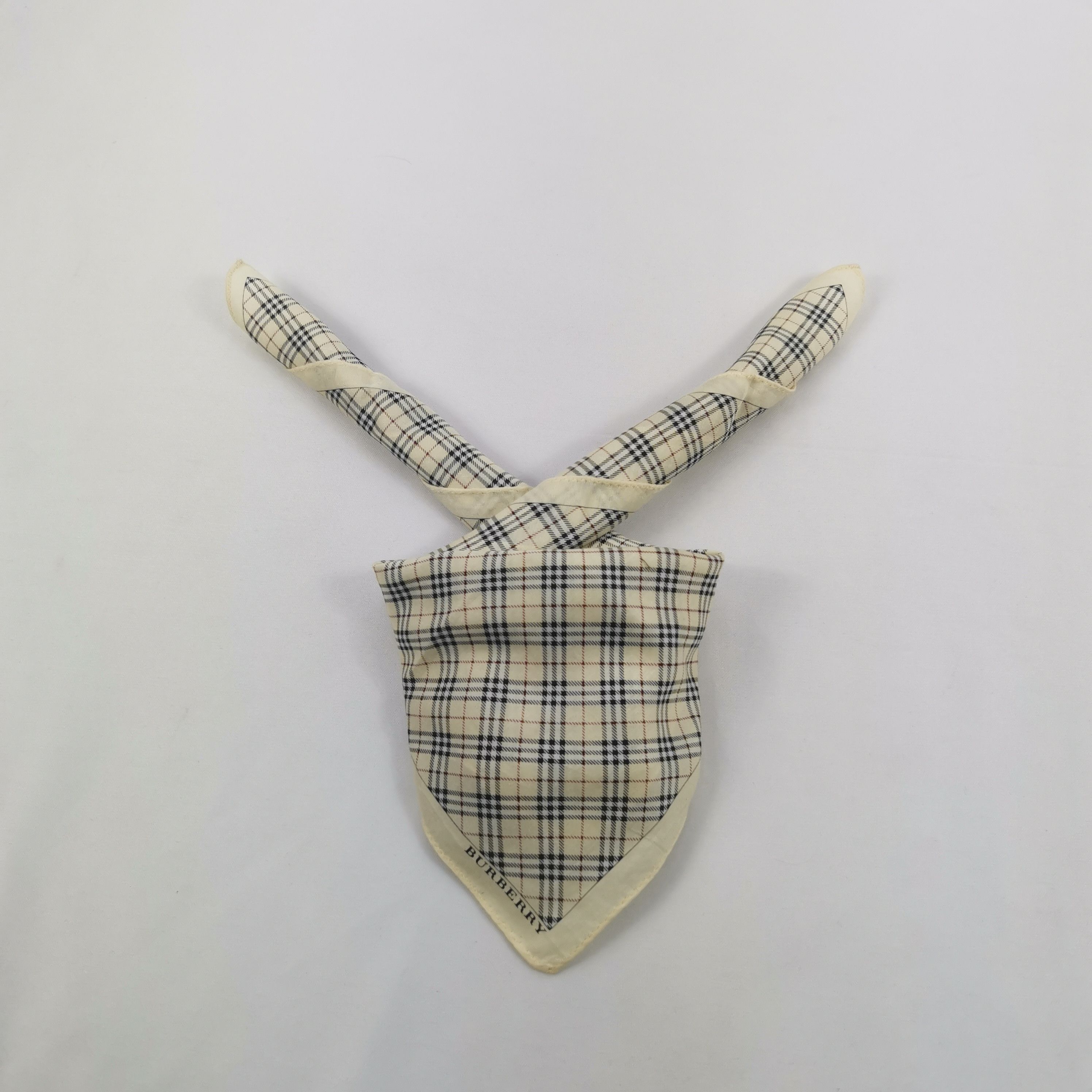 Burberry Vintage Burberry Handkerchief Bandana Pocket Square Size ONE SIZE - 1 Thumbnail
